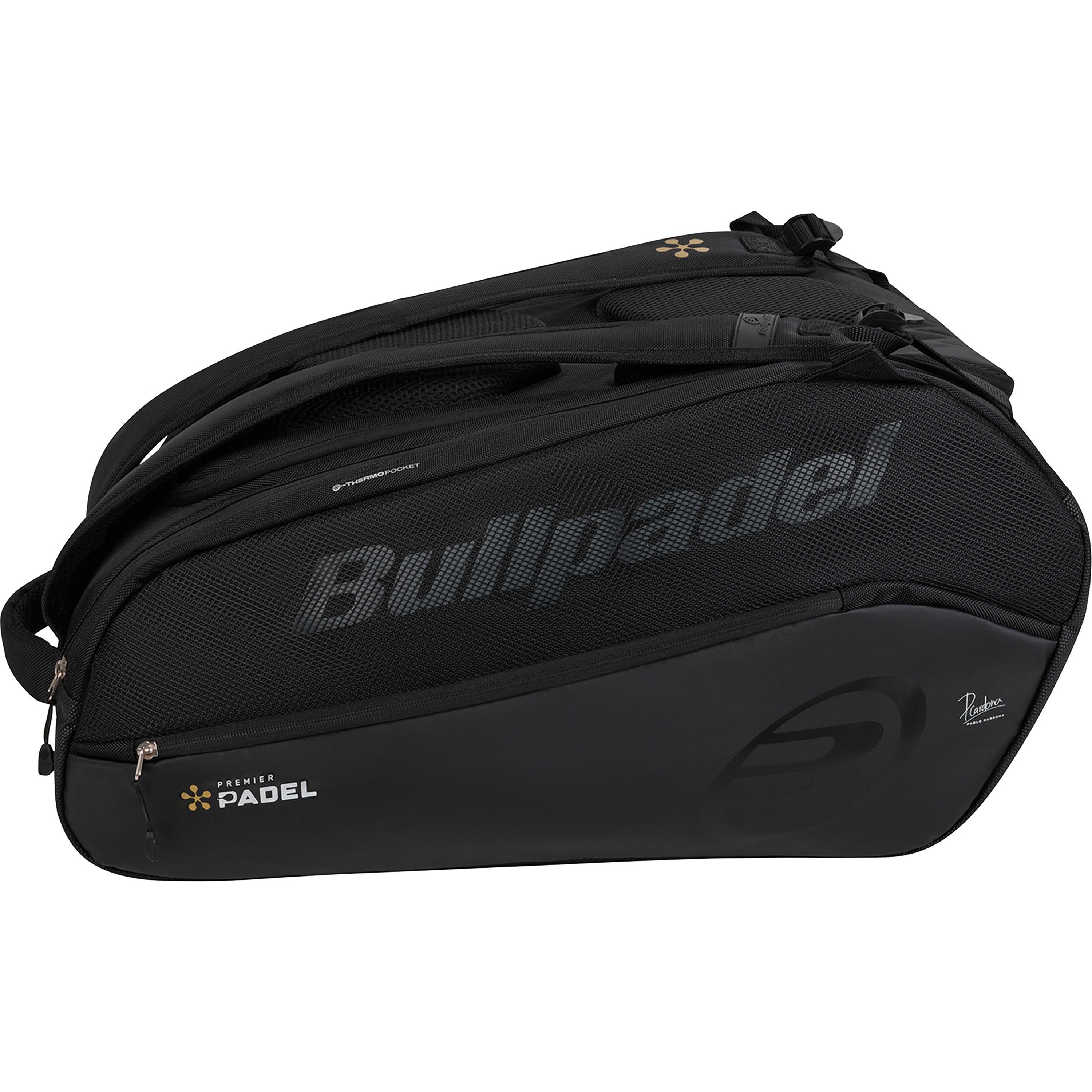 Bullpadel Vertex Geo Premier padeltas black 