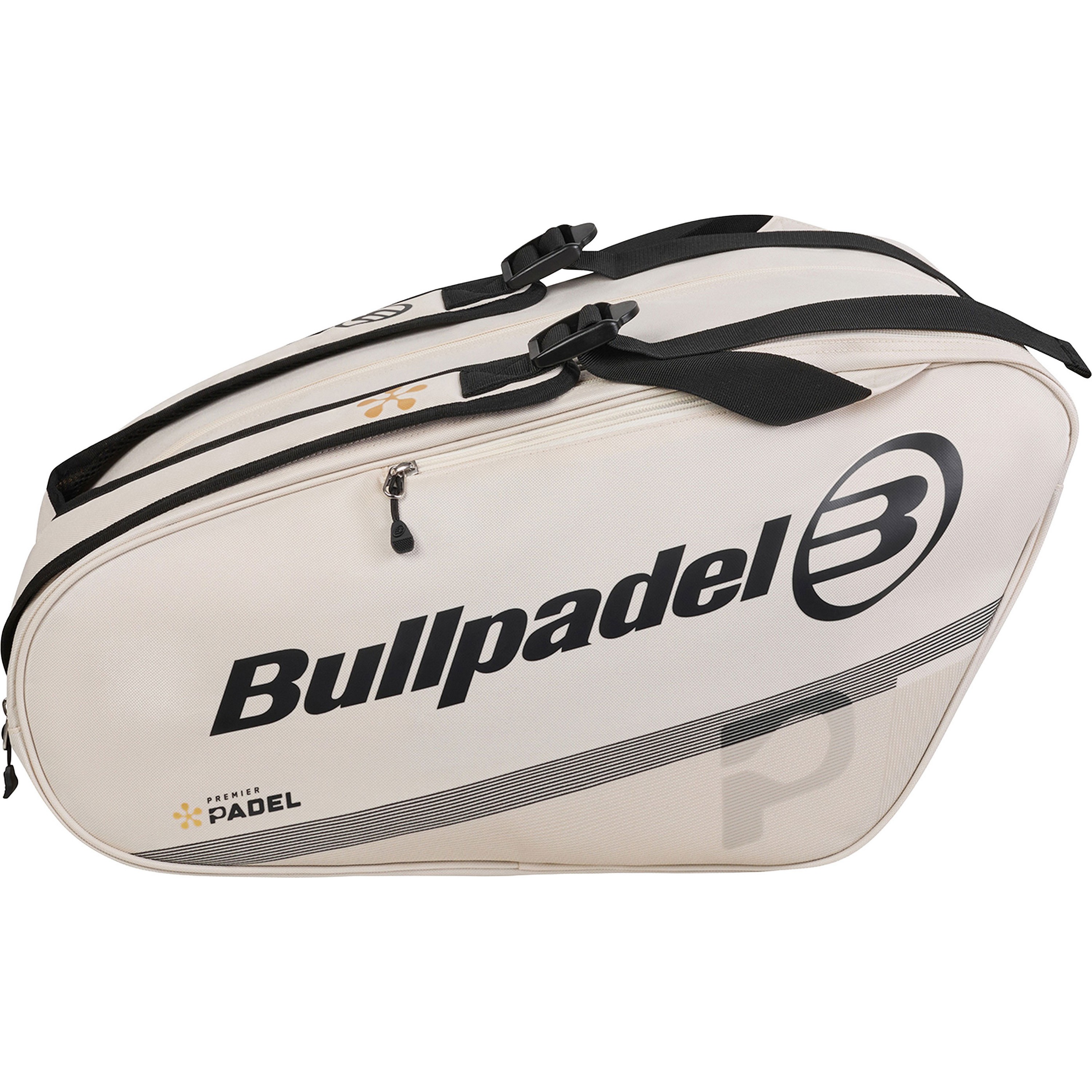 Bullpadel Tour Premier padeltas raw white 