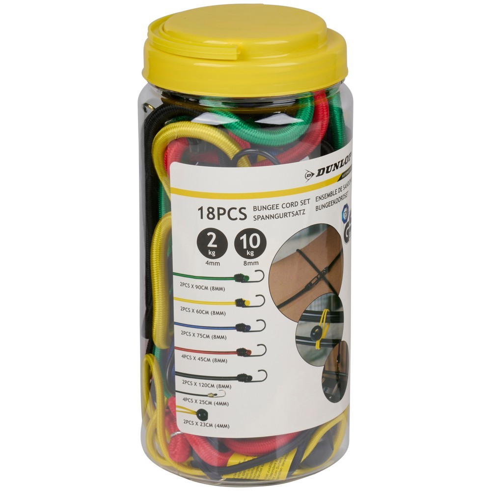 Dunlop Bagagebinder 18-delig 