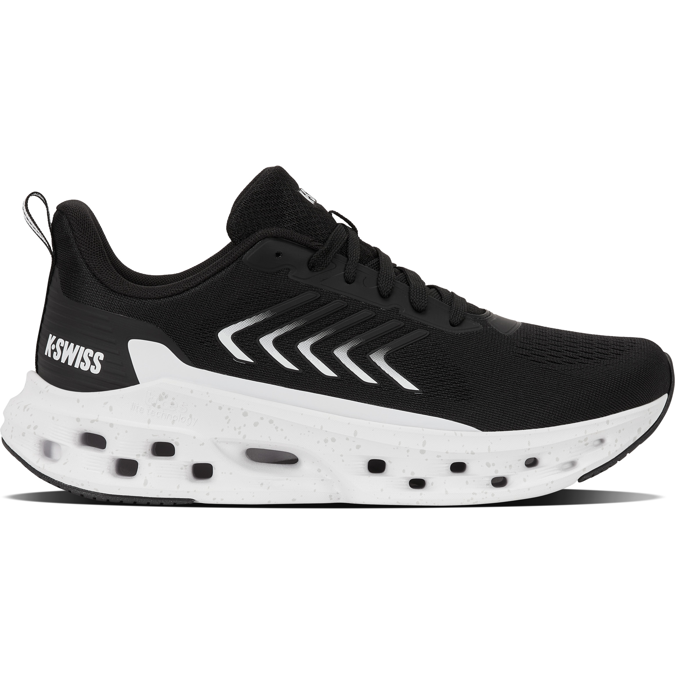K-Swiss Melrose Tubes Lite tennisschoenen heren black white glacier gray