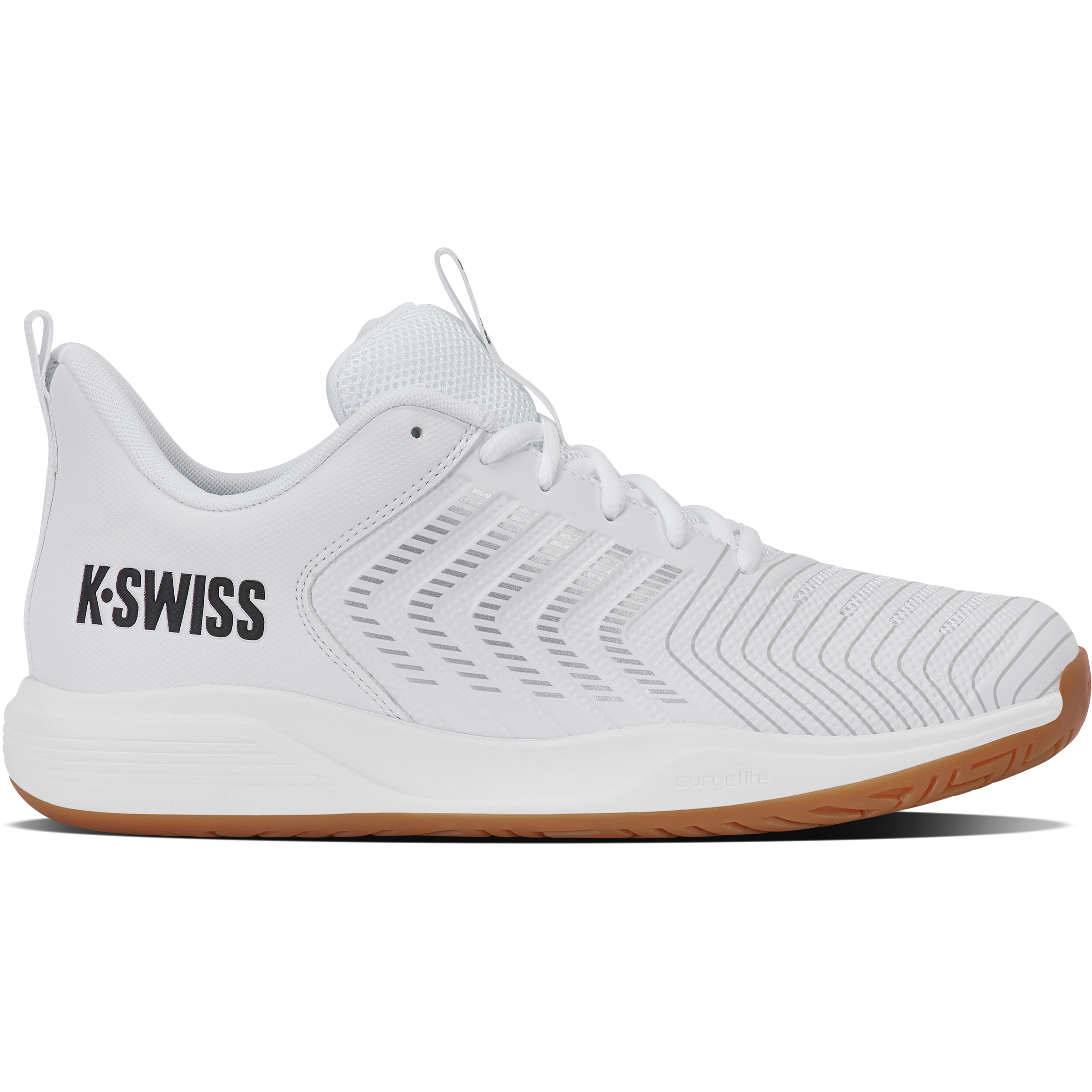 K-Swiss Ultrashot Light Indoor tennisschoenen heren white black silver
