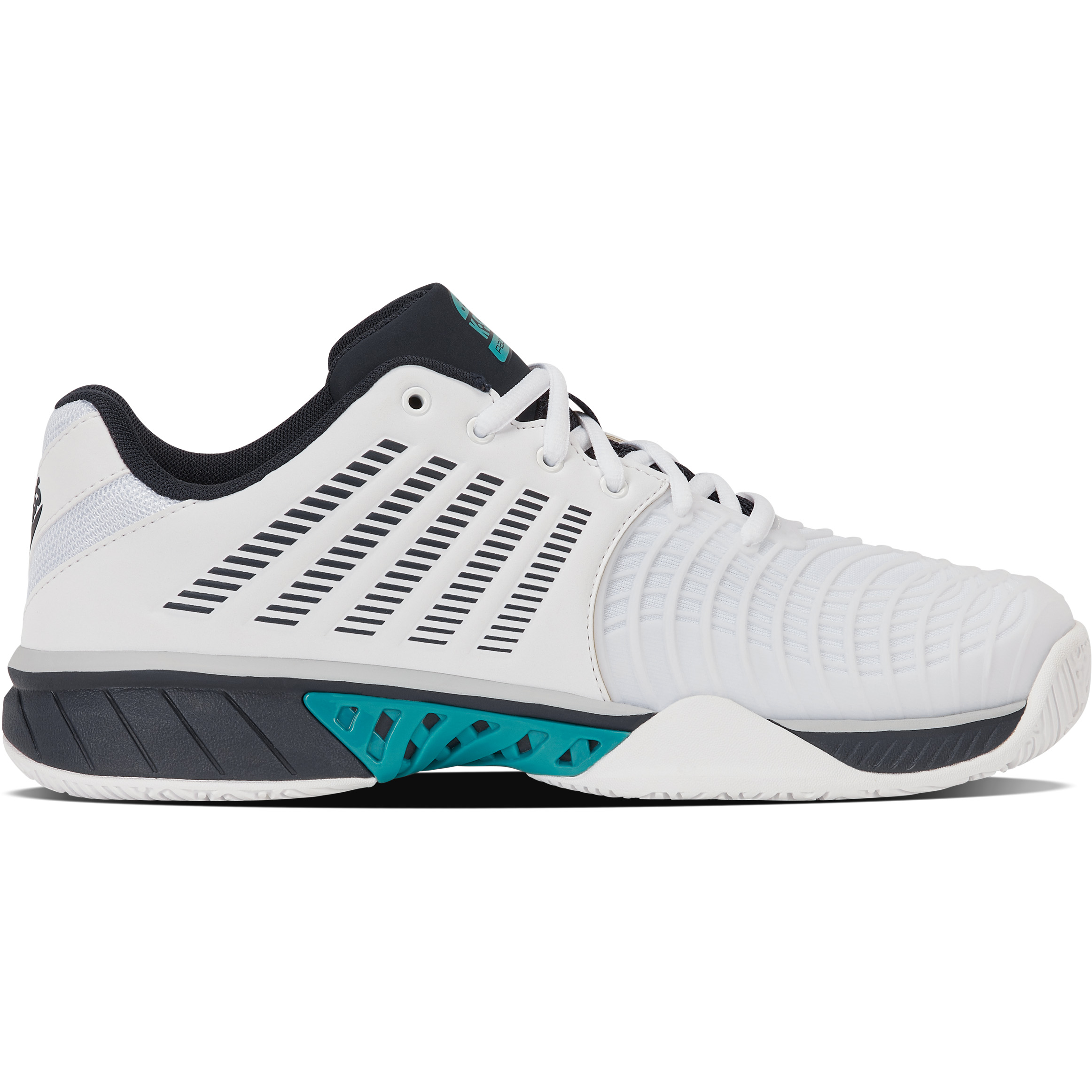 K-Swiss Express Light 3 padelschoenen heren white carbon baltic