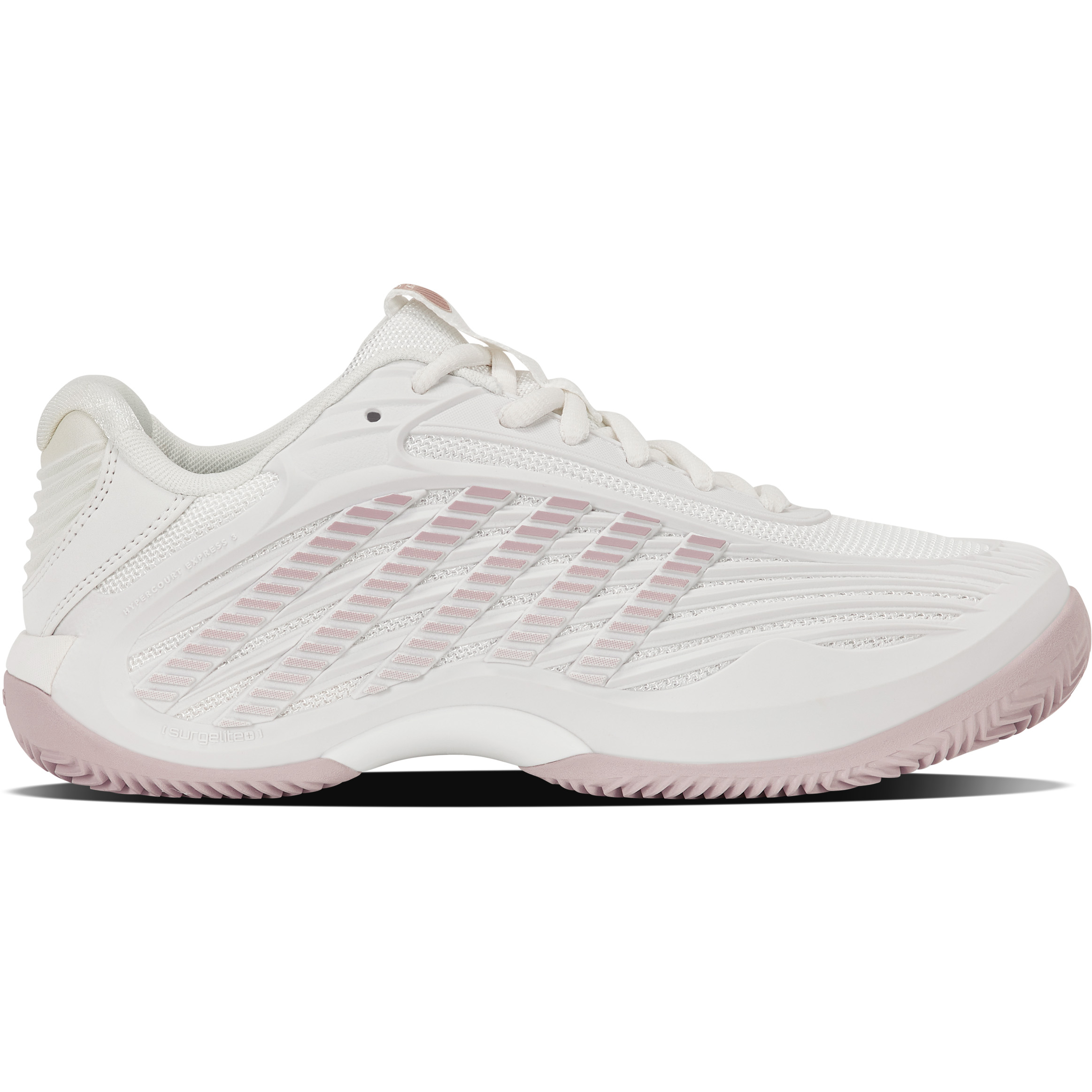 K-Swiss Hypercourt Express 3 Clay tennisschoenen dames blanc rose gold