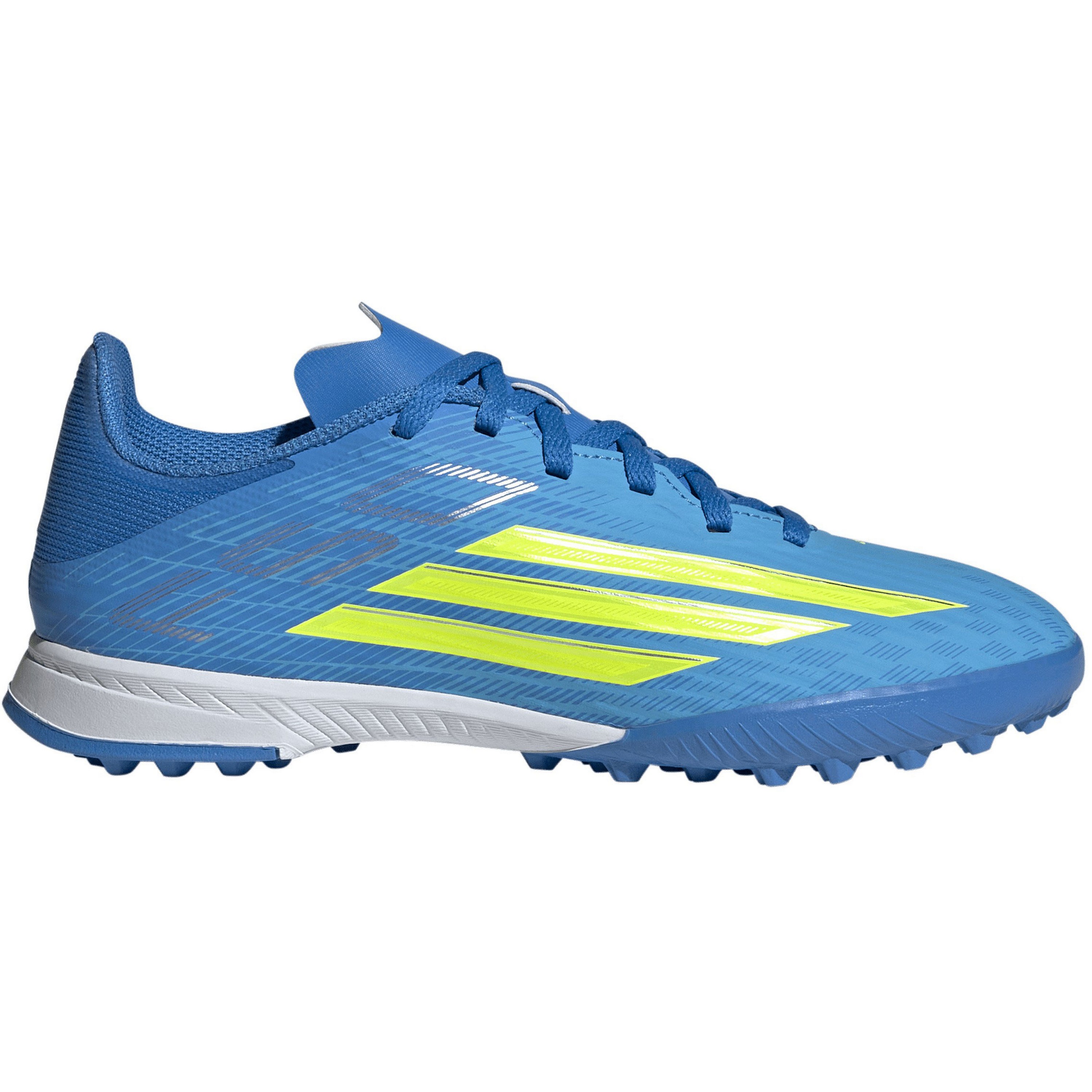 Adidas F50 League TF voetbalschoenen junior lucid ray blue team solar yellow 2 lucid aquamarine