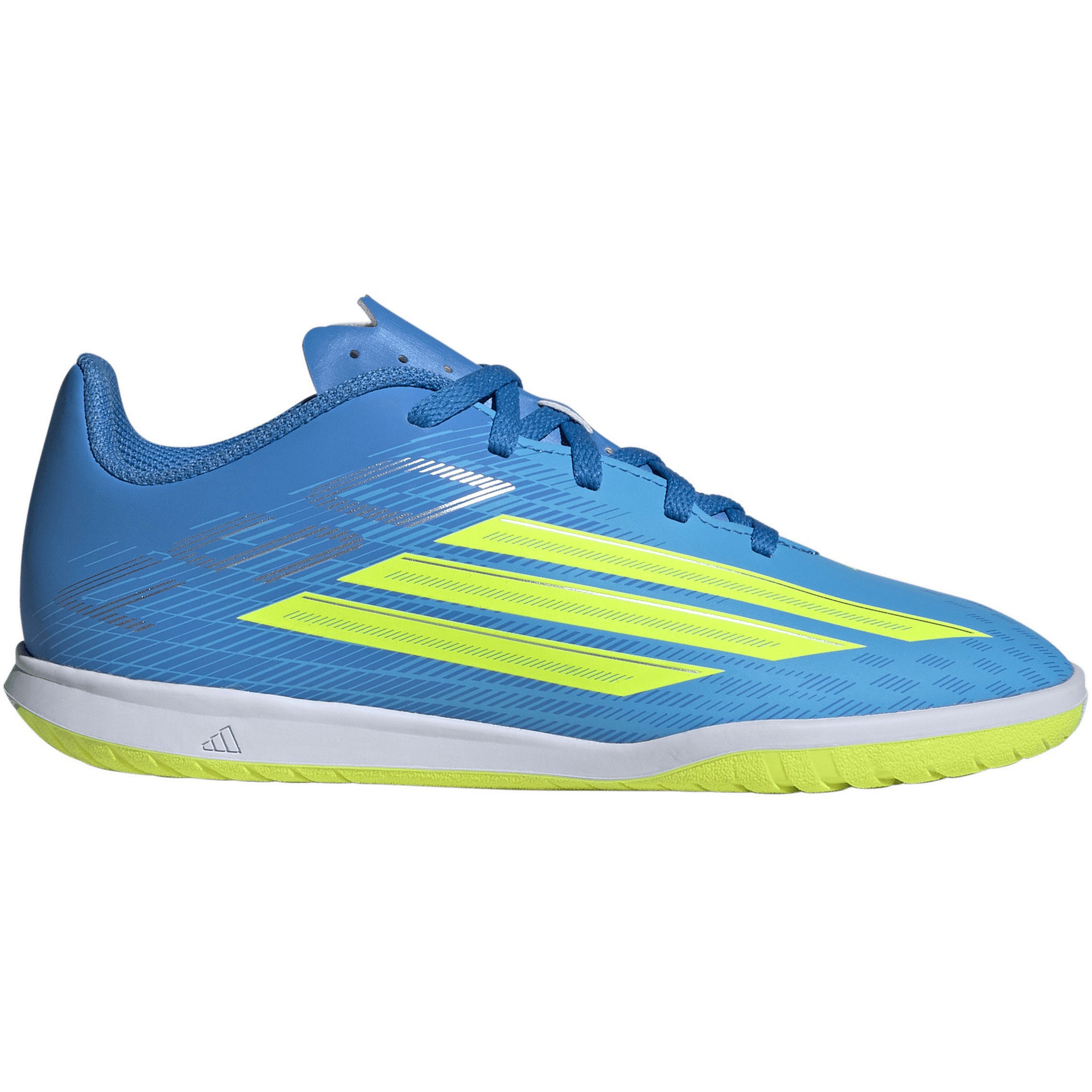 Adidas F50 Club IC zaalvoetbalschoenen junior lucid ray blue team solar yellow 2 lucid aquamarine