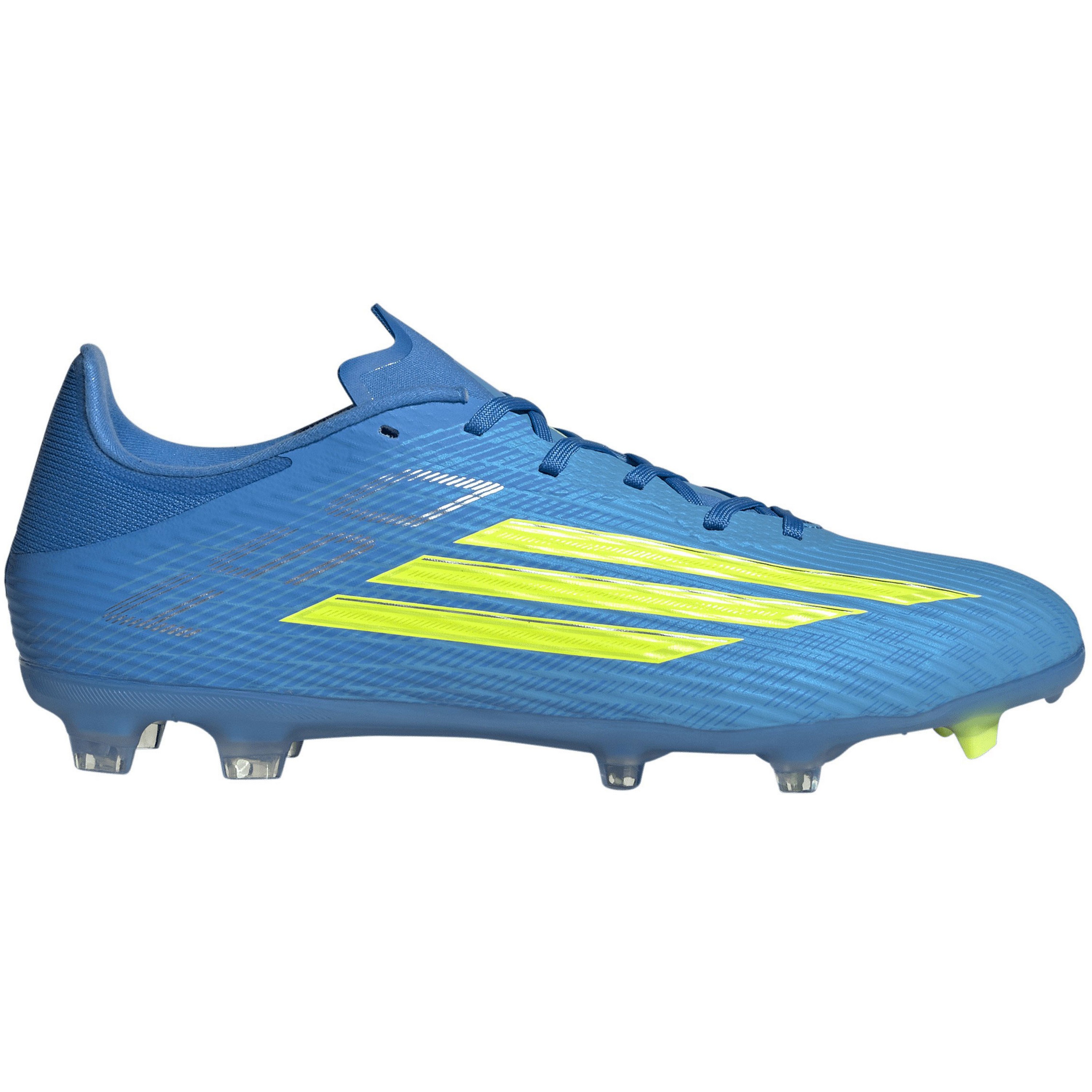 Adidas F50 League FG MG voetbalschoenen heren lucid ray blue team solar yellow 2 lucid aquamarine