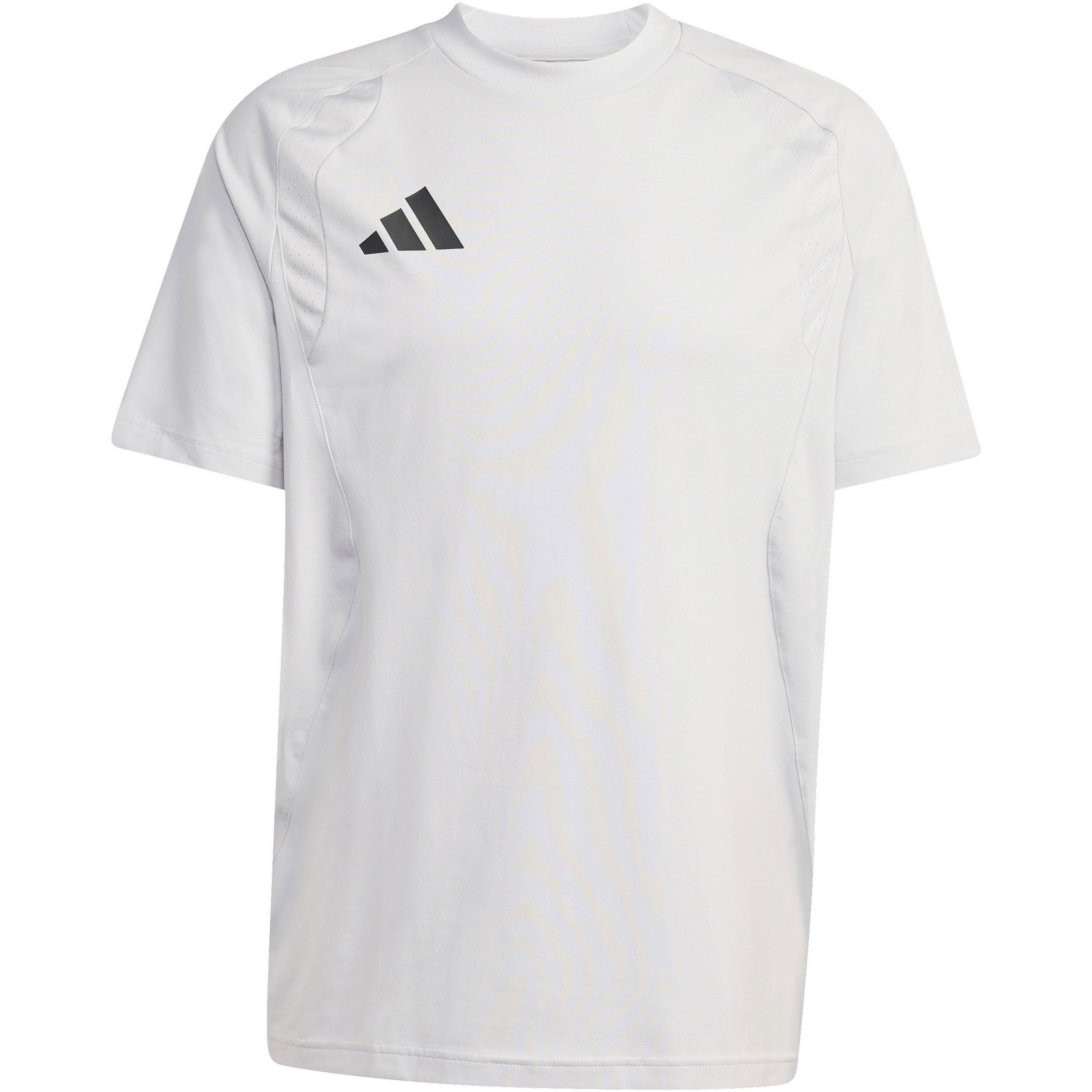 Adidas Tiro Travel voetbalshirt heren team light grey black