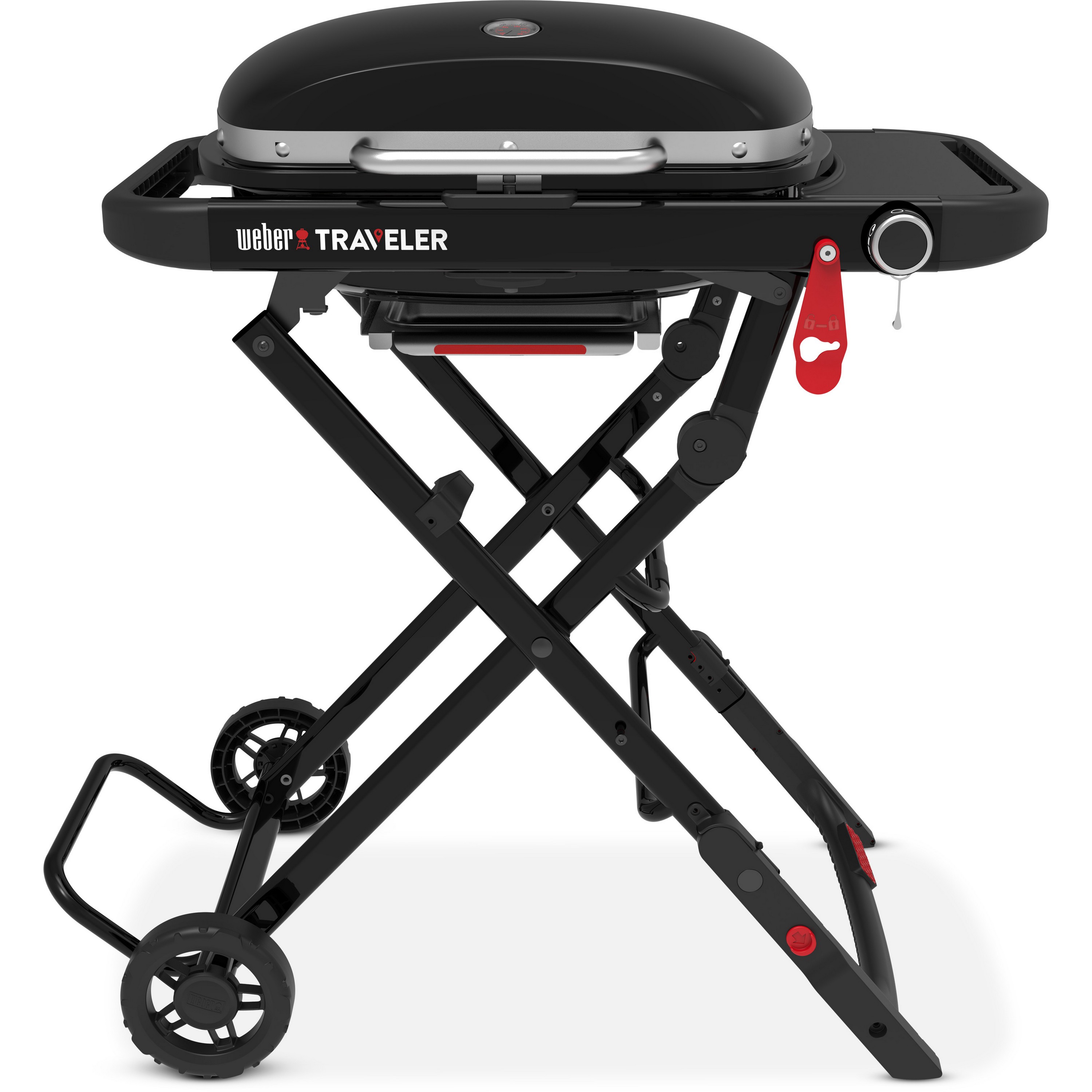 Weber Traveler Compact draagbaar gasbarbecue black 