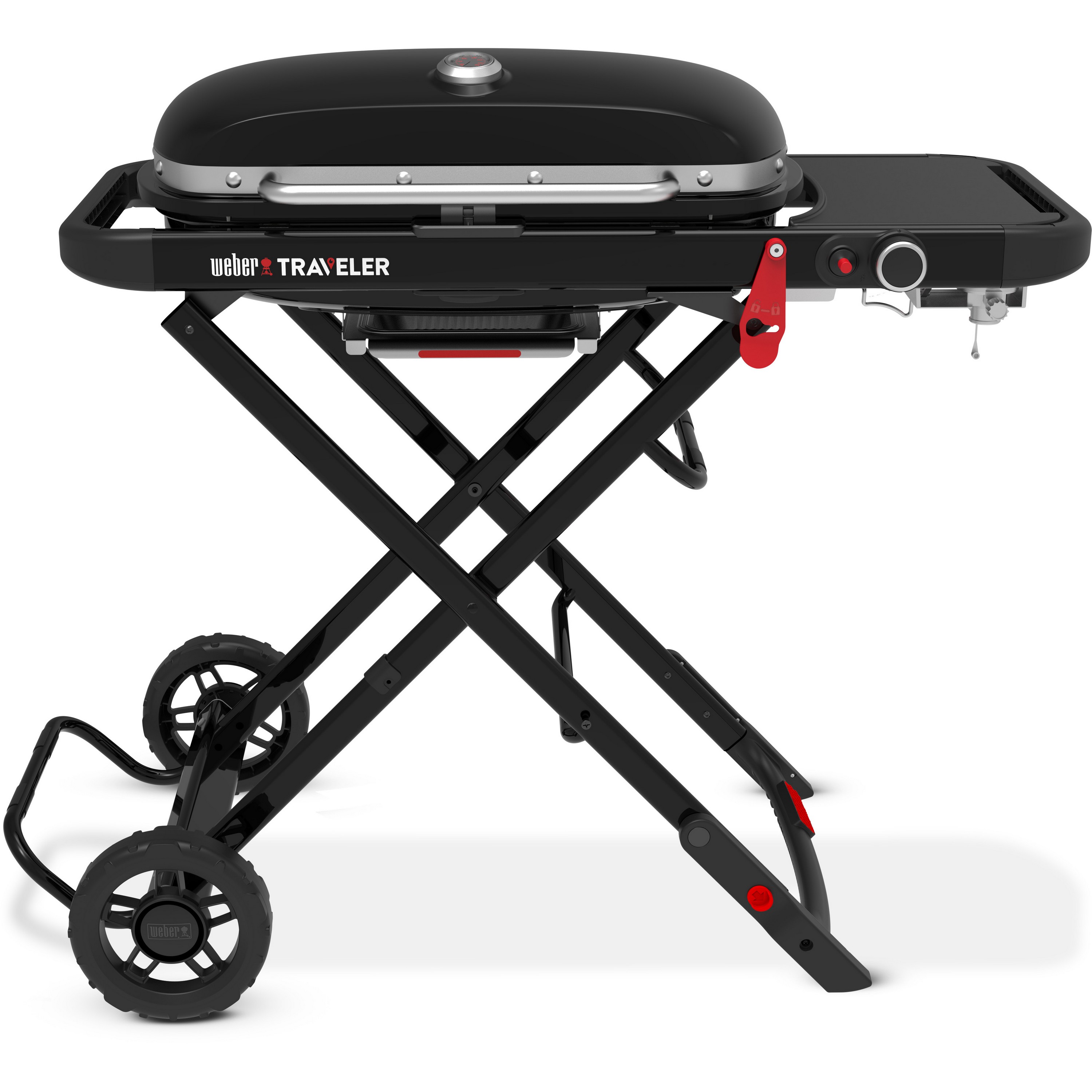 Weber Traveler draagbaar gasbarbecue black 