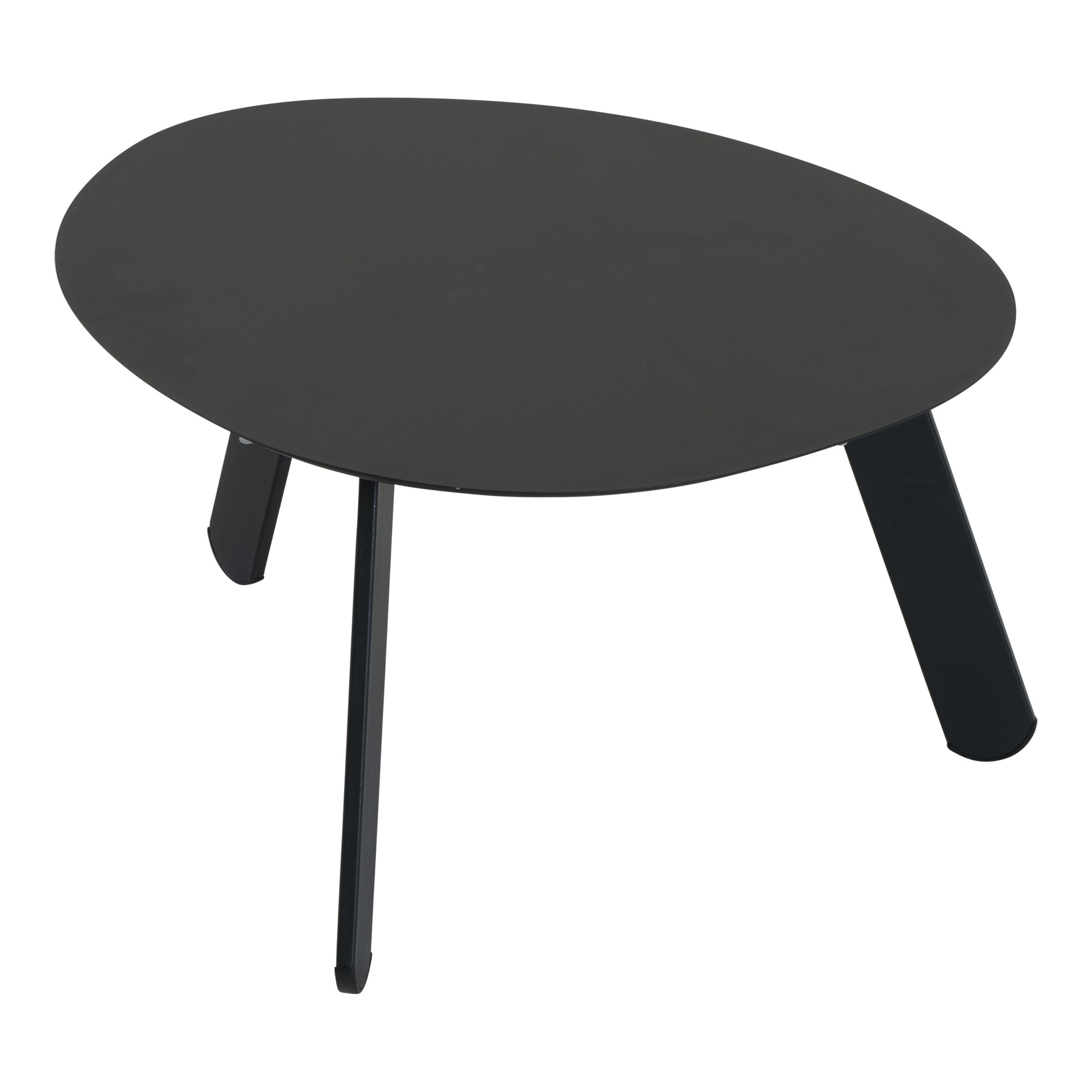 Lesli Living Tiki bijzettafel 55 x 46 cm black 