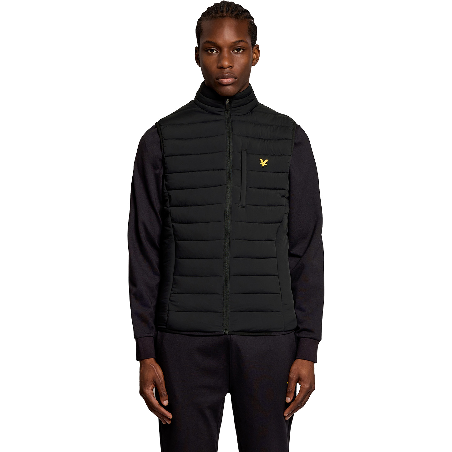Lyle & Scott Sport bodywarmer heren jet black  