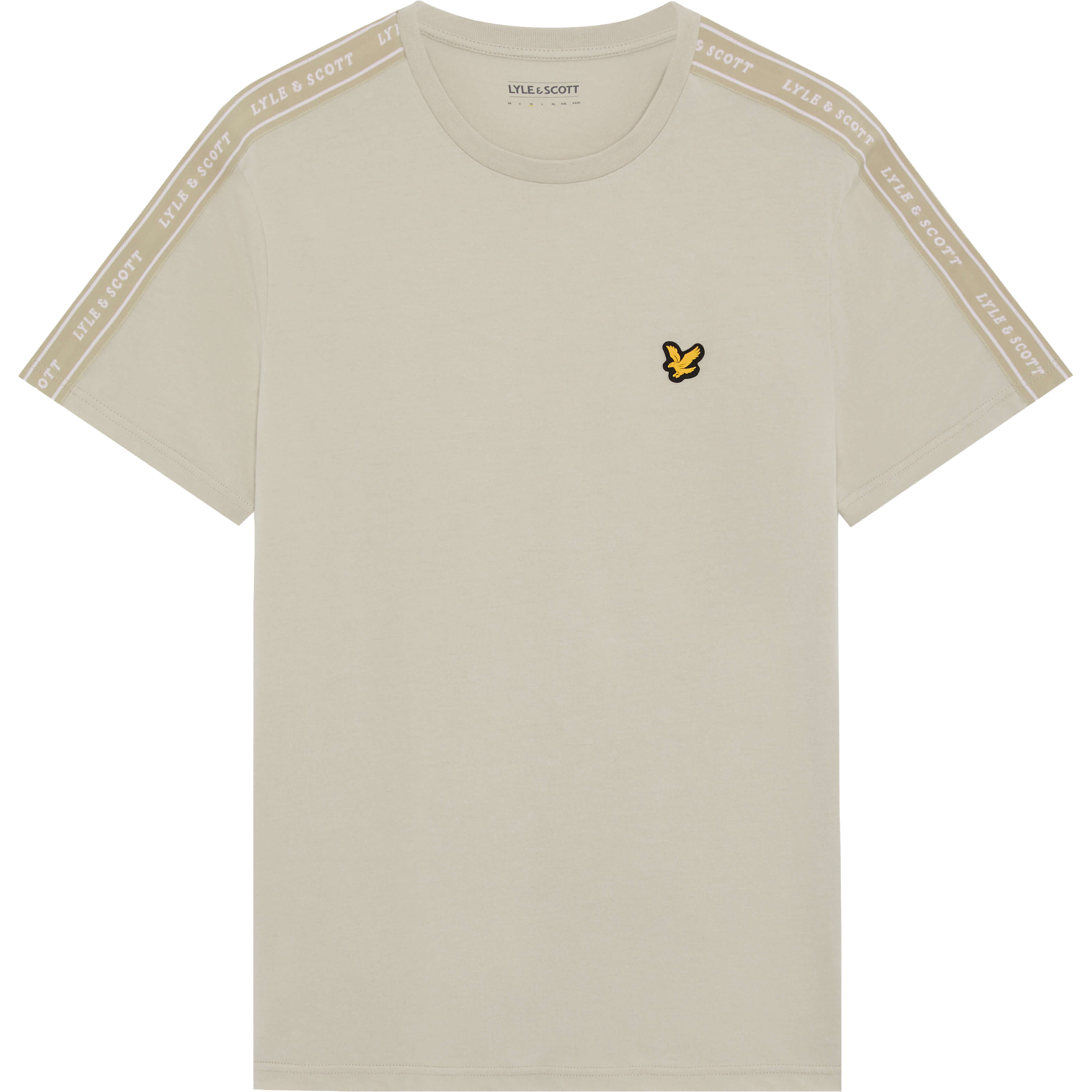 Lyle & Scott Jacquard Tape shirt heren viaduct 