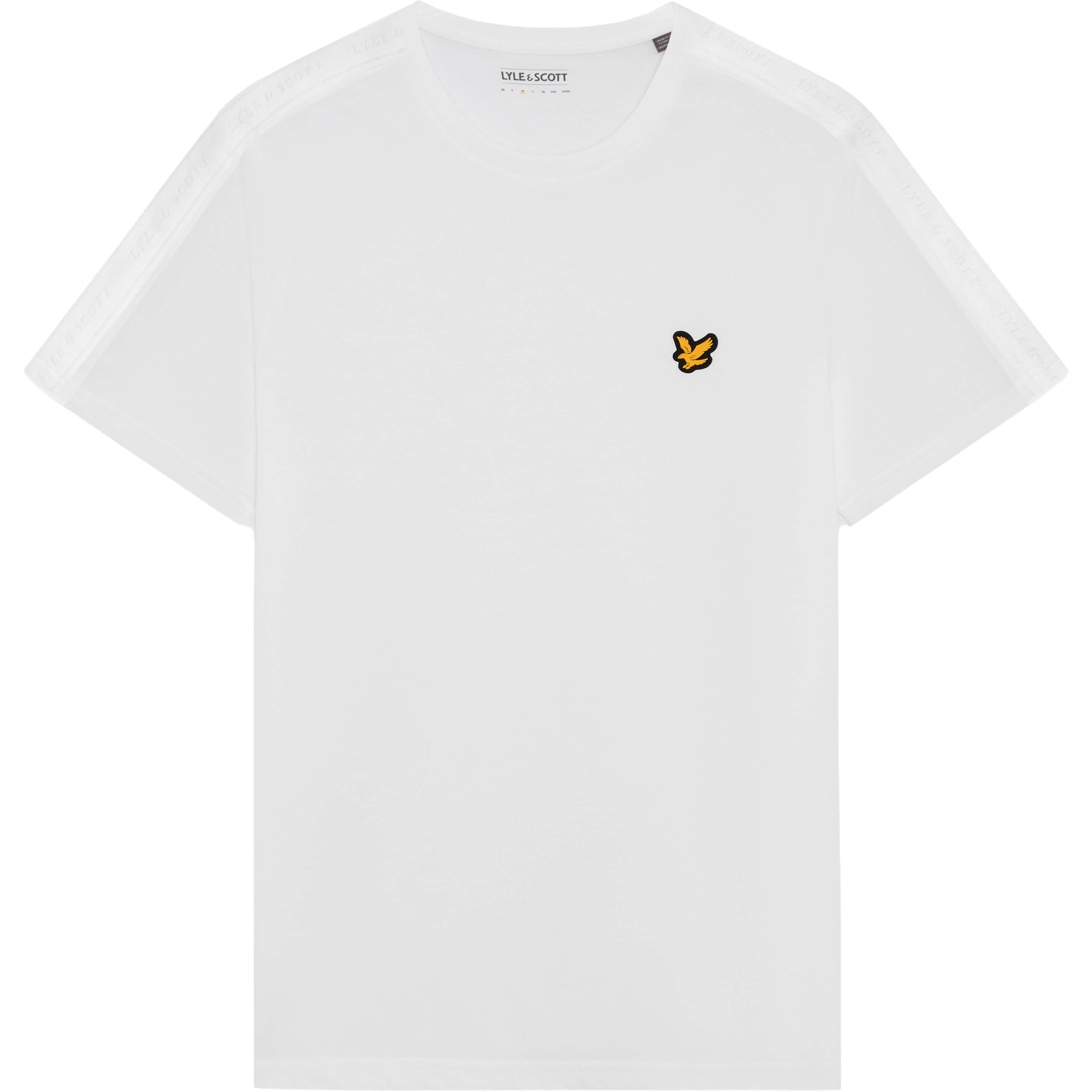 Lyle & Scott Jacquard Tape shirt heren white 