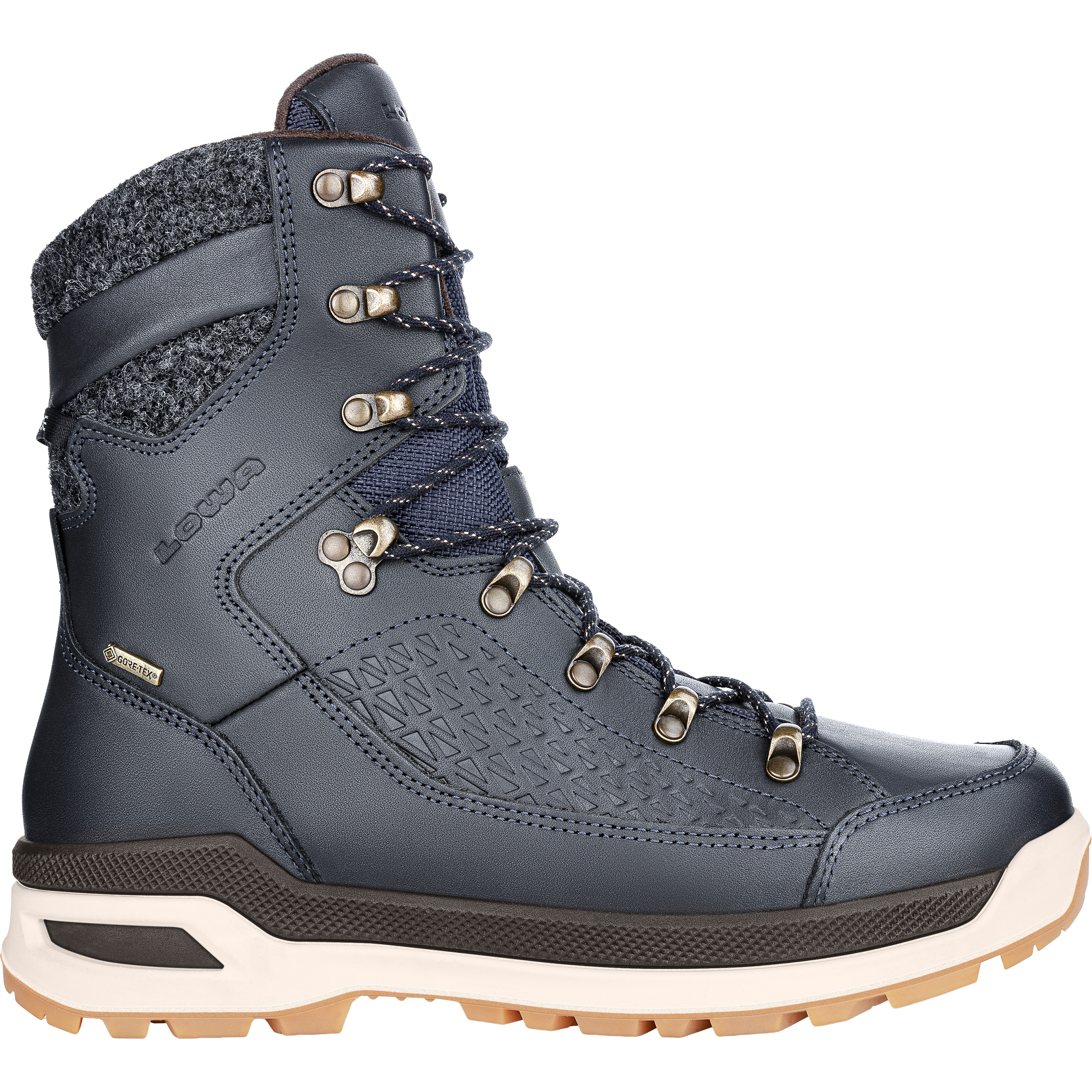 Lowa RENEGADE EVO ICE GTX winter wandelschoenen heren navy honey