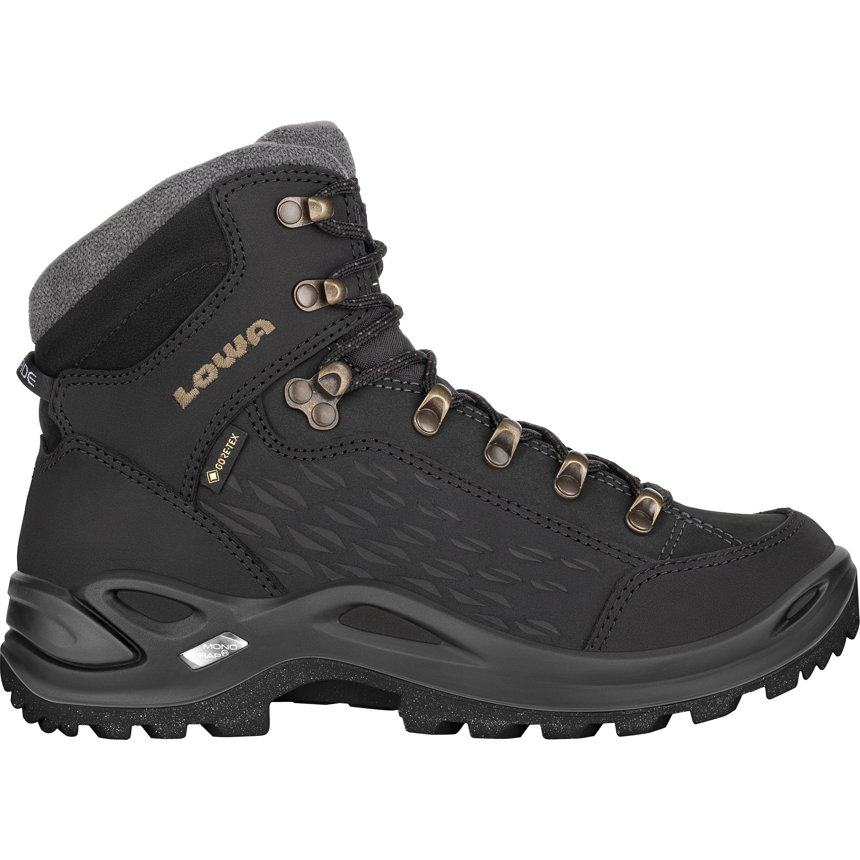 Lowa RENEGADE WARM GTX MID winter wandelschoenen dames black champagne