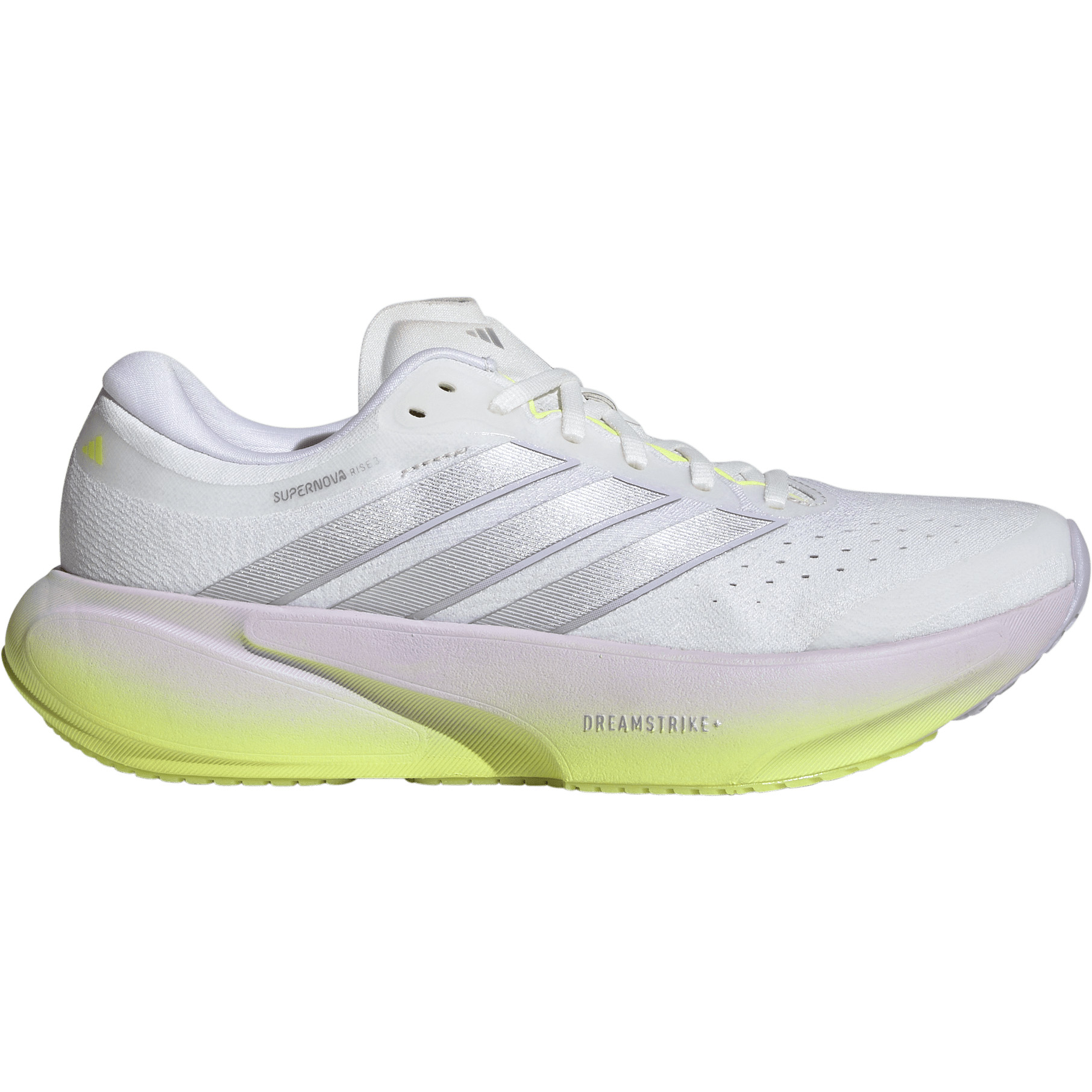 Adidas Supernova Rise 3 hardloopschoenen dames crystel white silver met purple tint