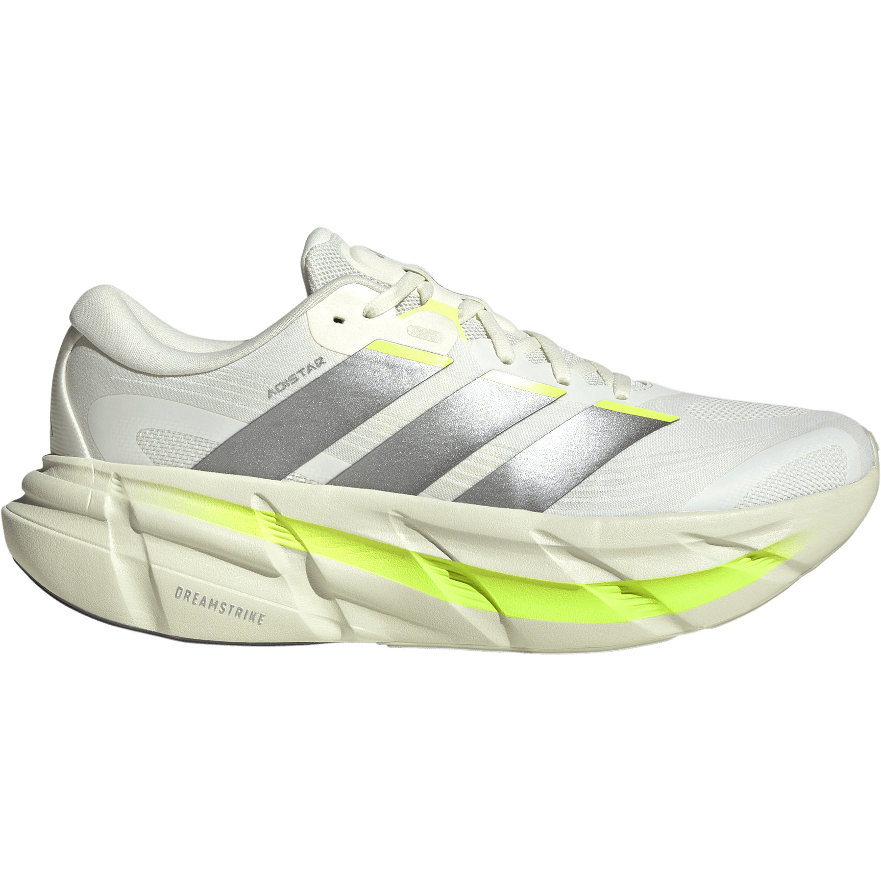 Adidas Adistar 5 hardloopschoenen heren white tint tech grey met crystal jade