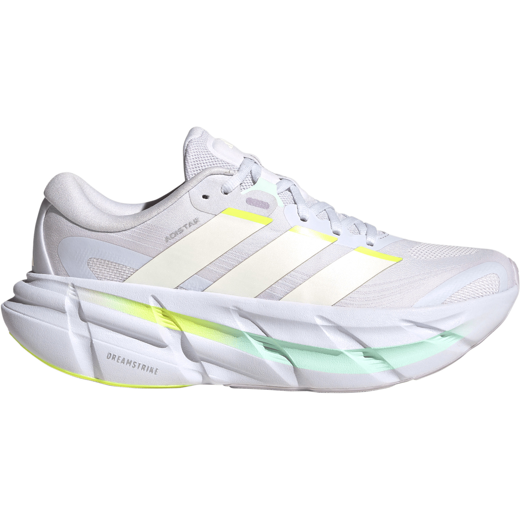Adidas Adistar 5 hardloopschoenen dames frozen purple chalk white hi res yellow