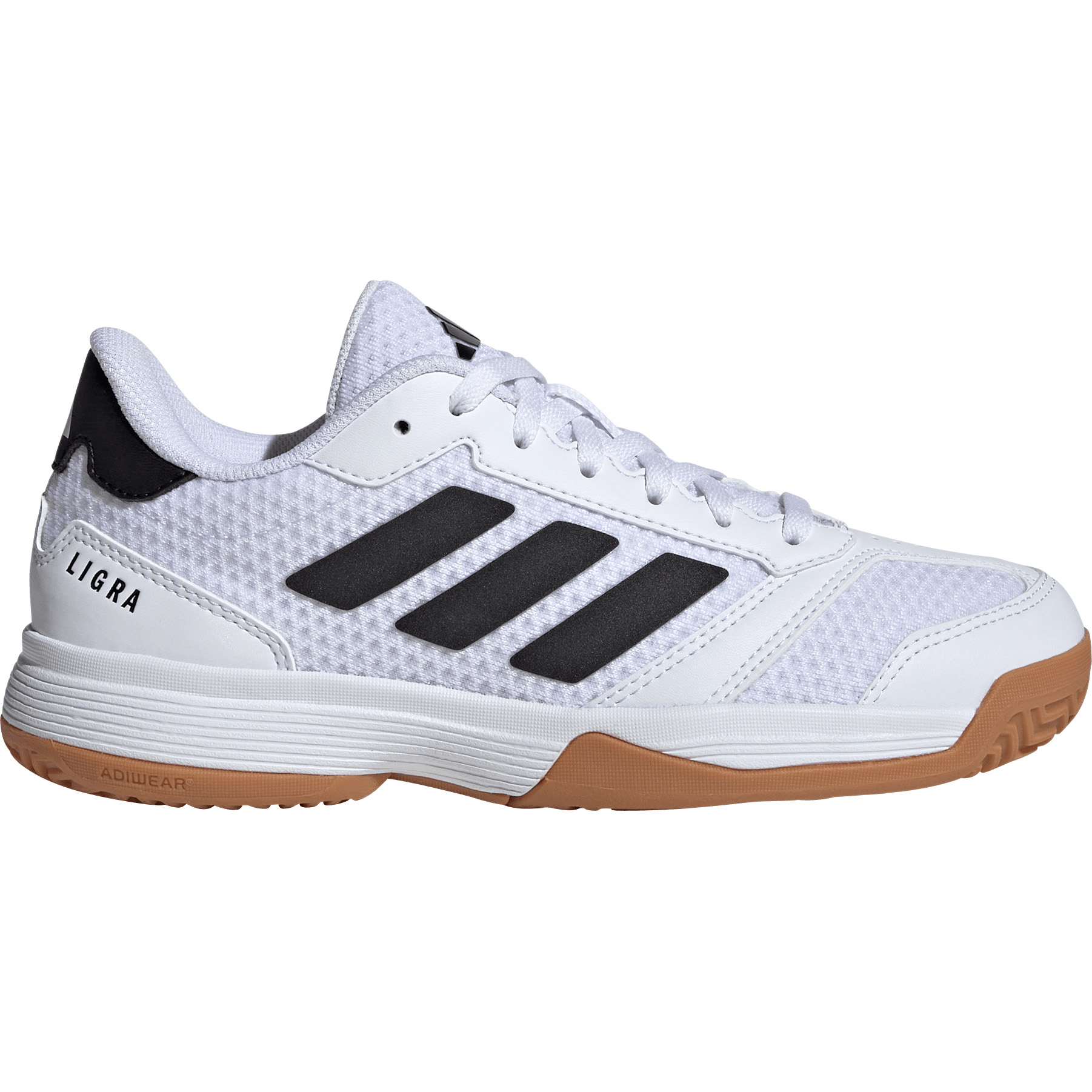 Adidas Ligra 8 indoorschoenen junior cloud white core black