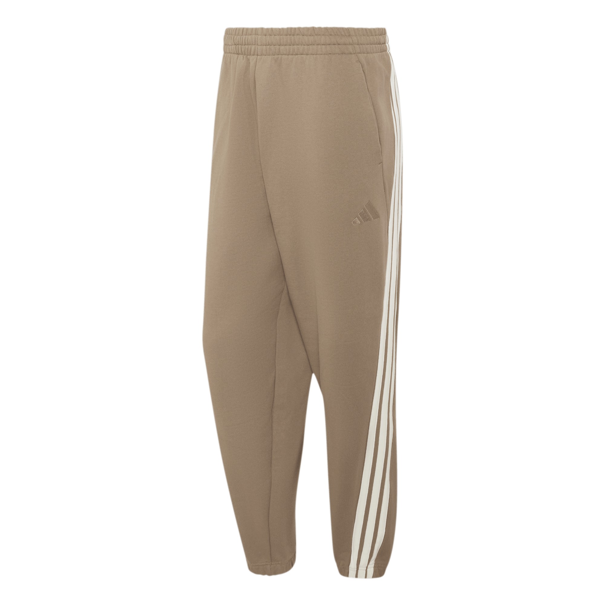Adidas Kit 3-Stripes joggingbroek heren khaki six off white