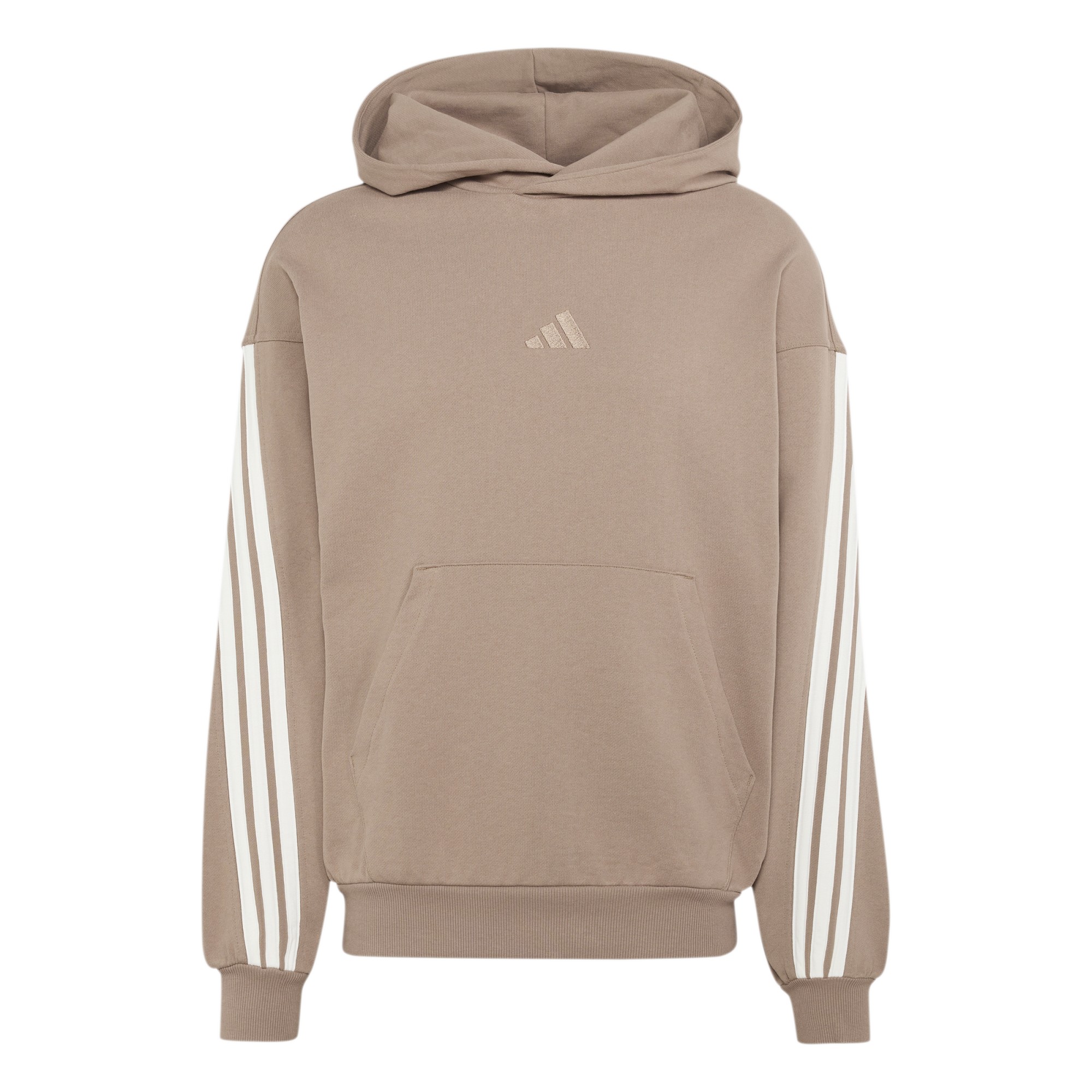 Adidas Kit 3-Stripes hoodie heren khaki six off white 