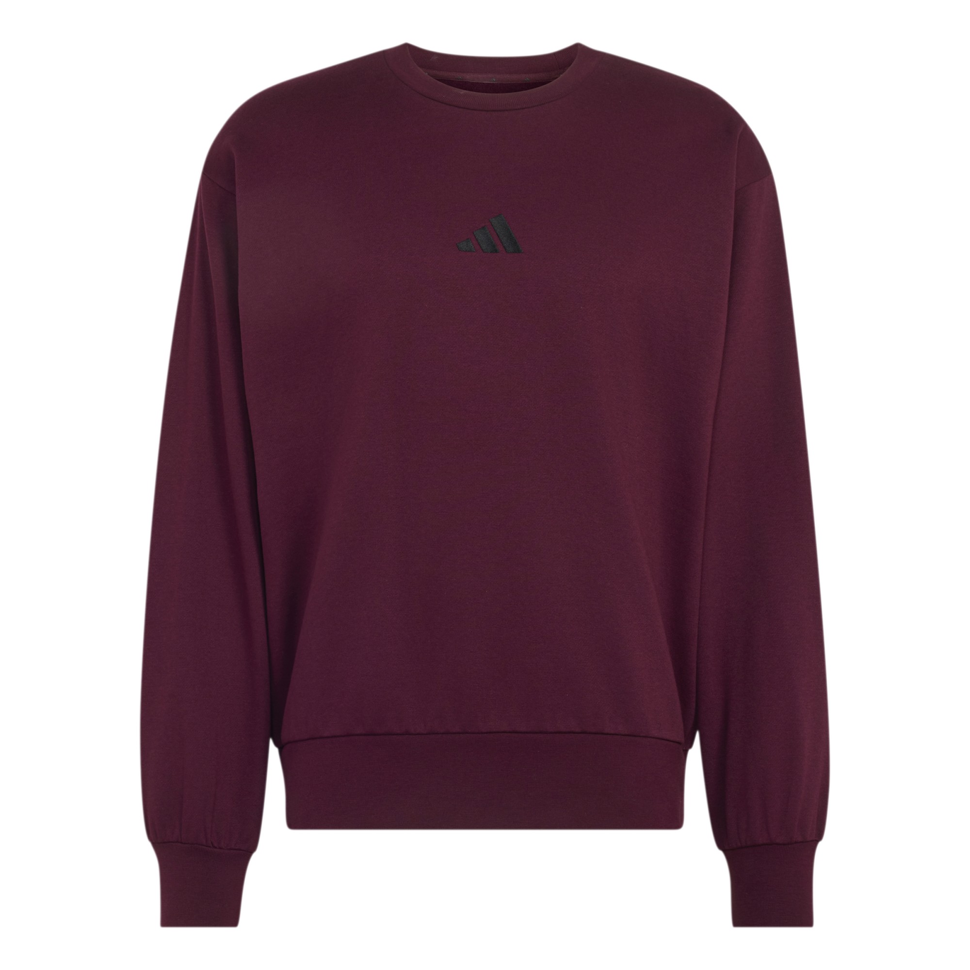 Adidas Essentials Feelcozy Fleece sweater heren maroon black