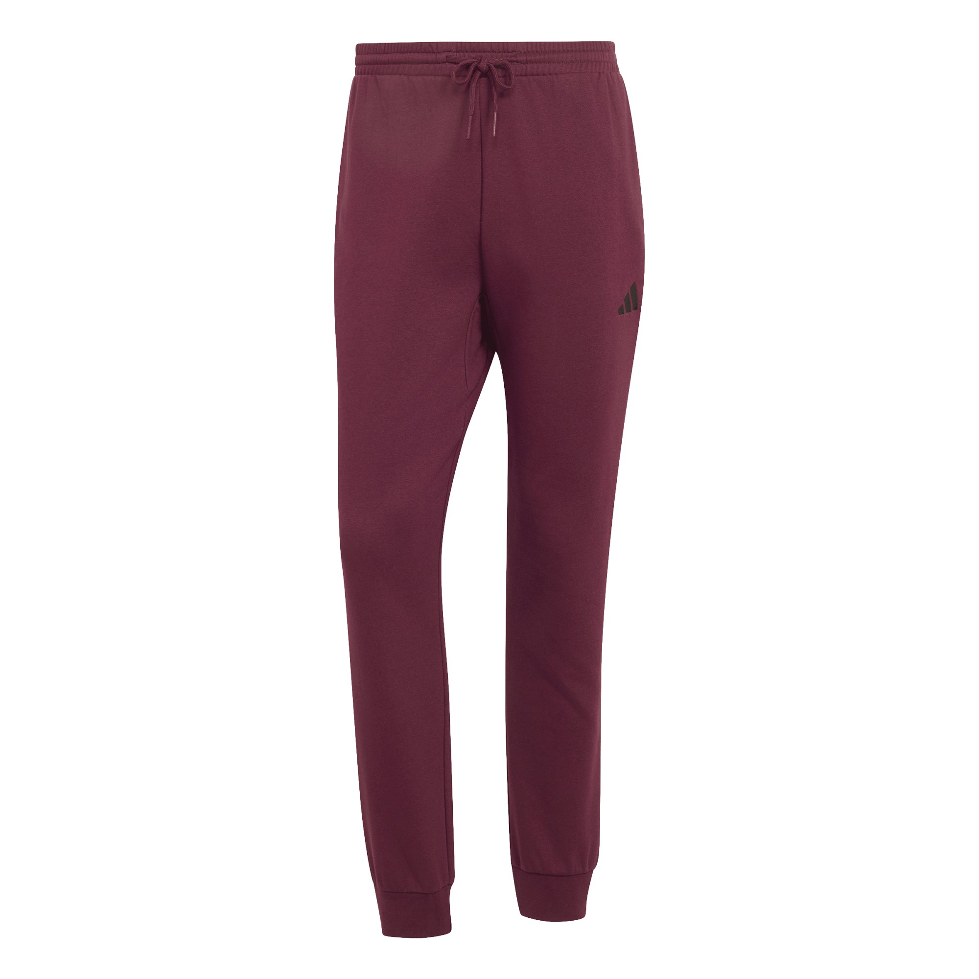 Adidas Essentials Feelcozy Fleece joggingbroek heren maroon black
