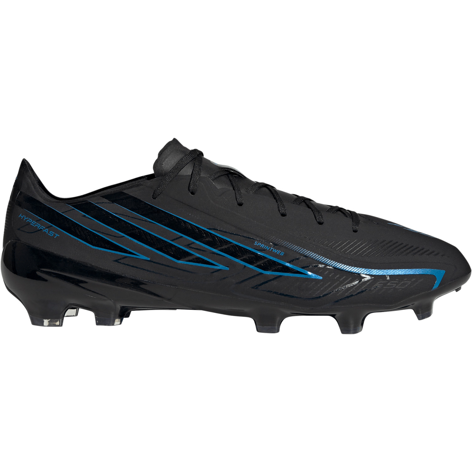 Adidas F50 HYPERFAST PRO FG - AG voetbalschoenen heren  core black lucid ray blue