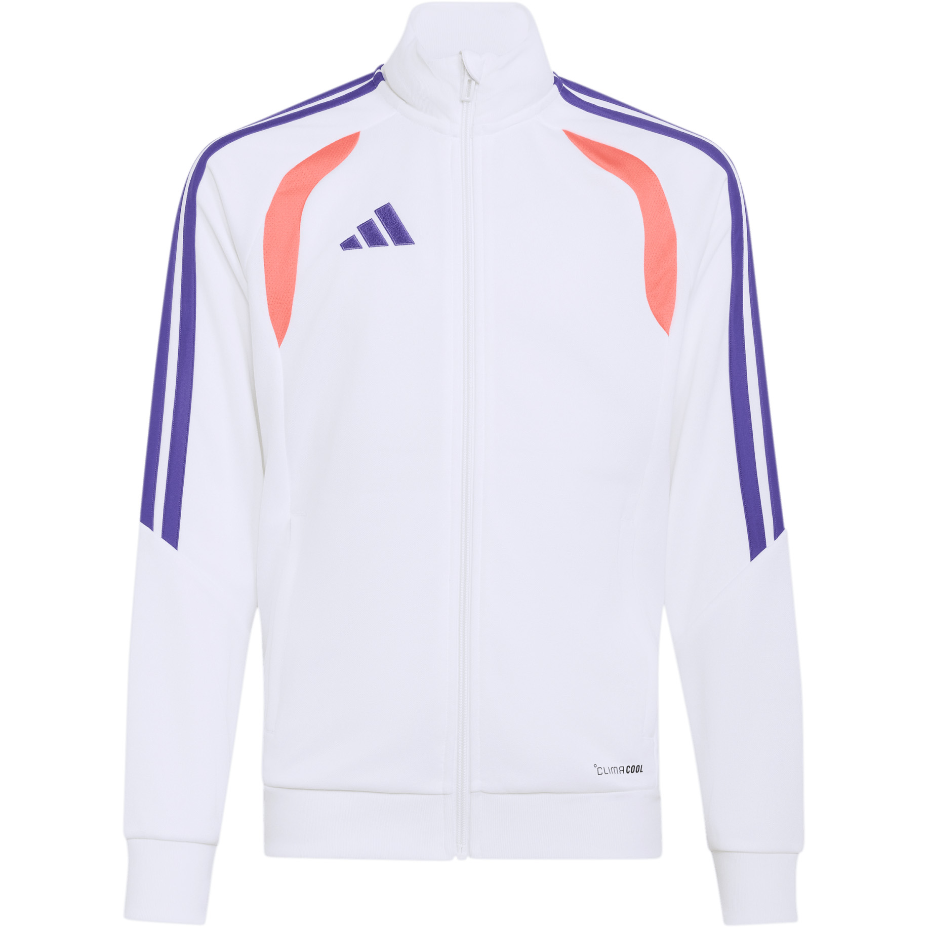 Adidas Tiro League 26 trainingsjack junior white pure purple