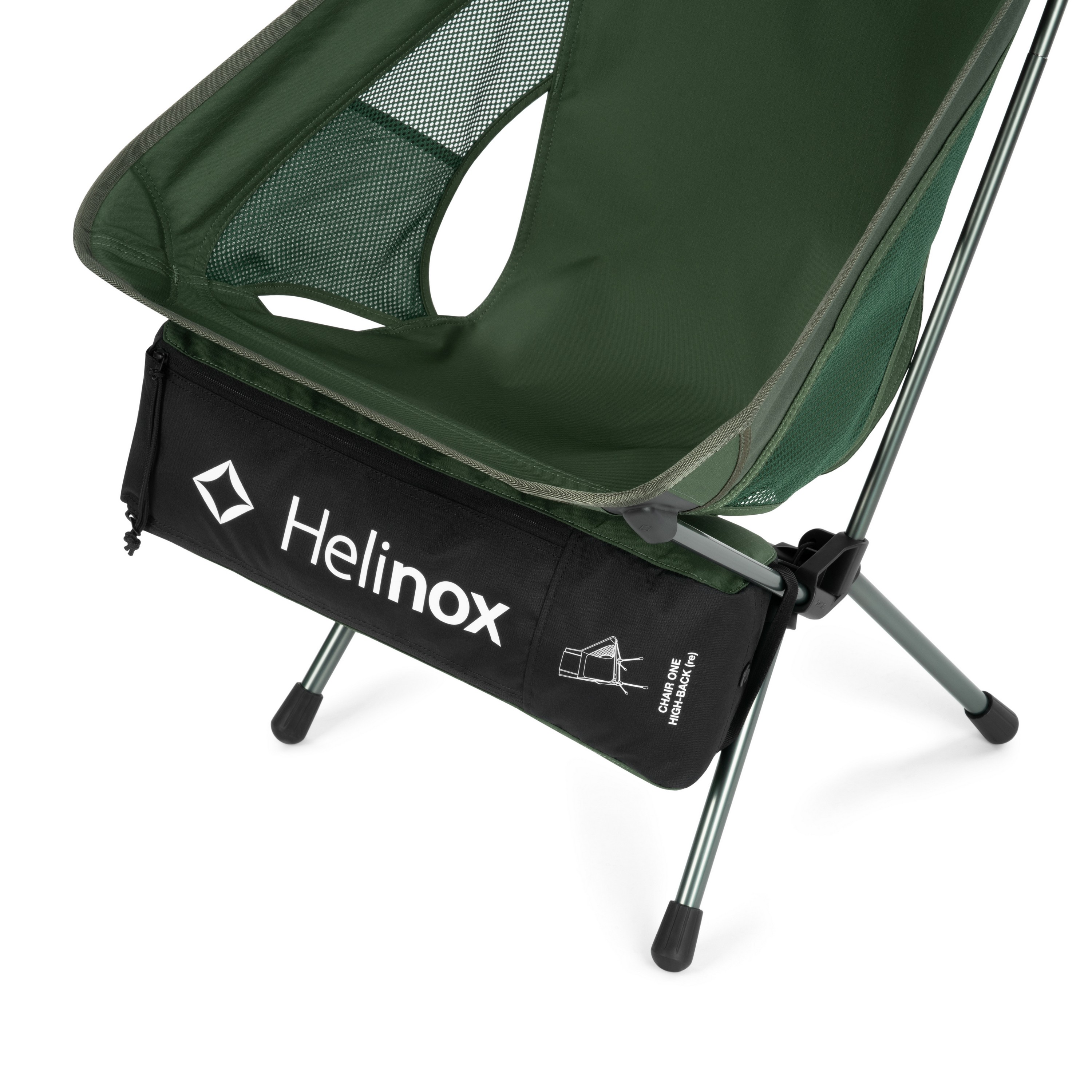 Helinox Chair One High-Back (re) campingstoel forest green
