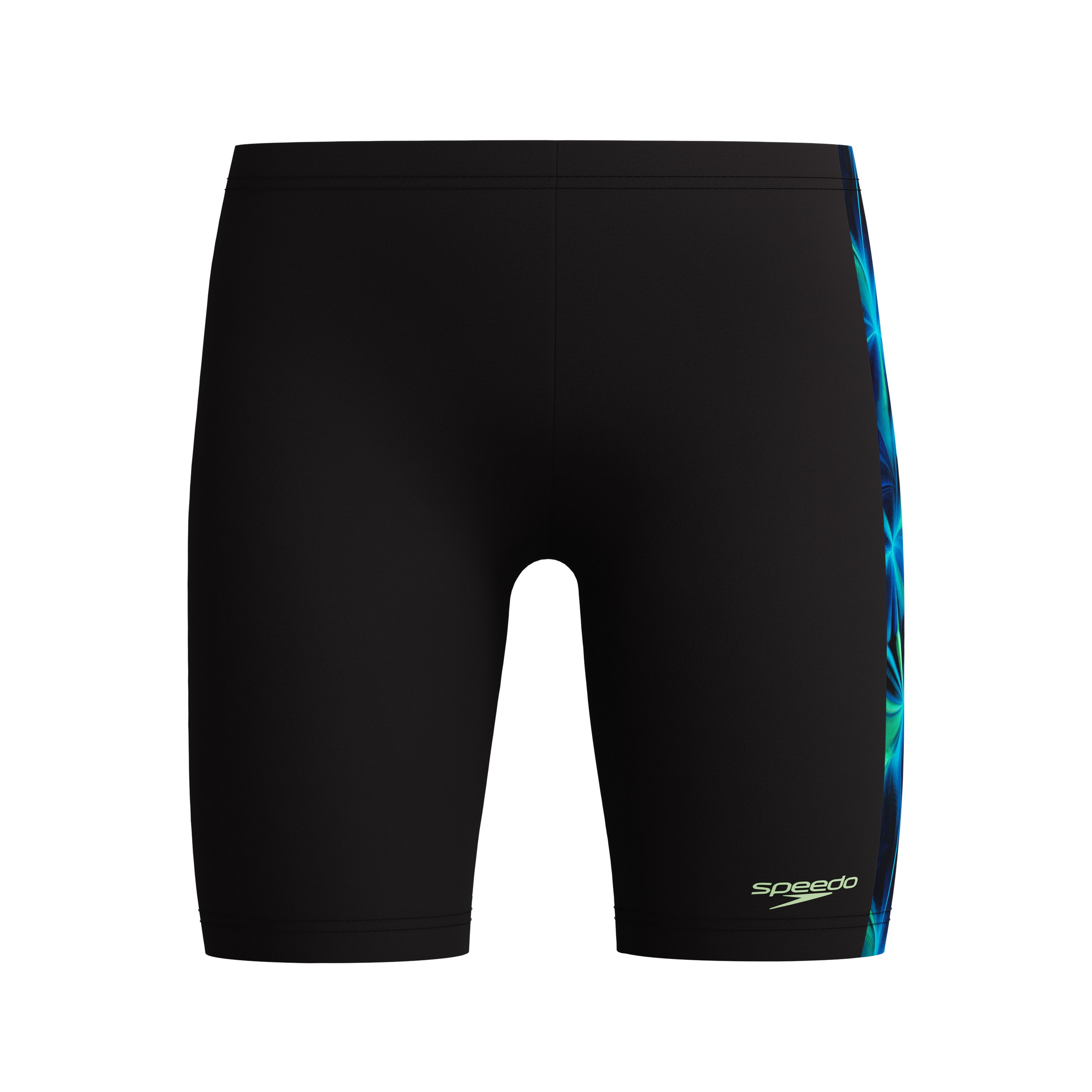 Speedo Printed Jammer zwemboxer junior black green 