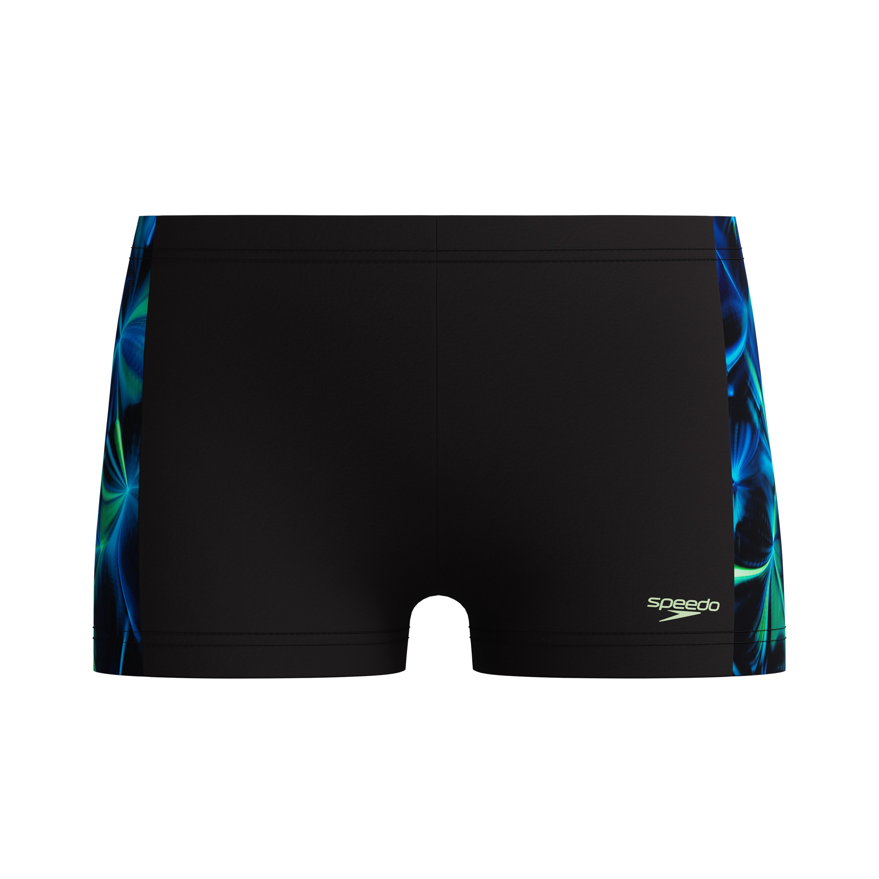 Speedo Printed zwemboxer junior black green 