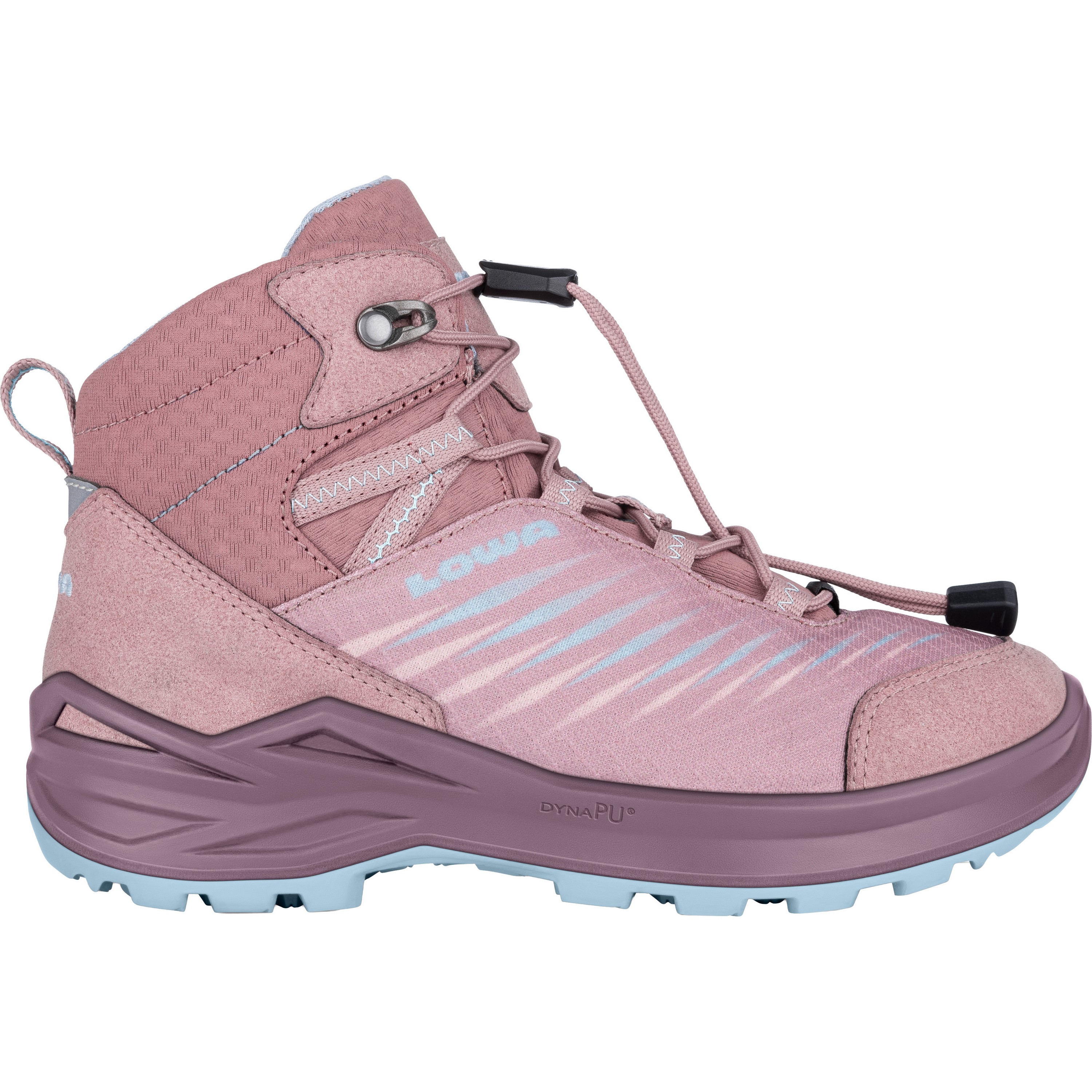 Lowa Zirrox II GTX Mid wandelschoenen junior kinderen old rose iceblue