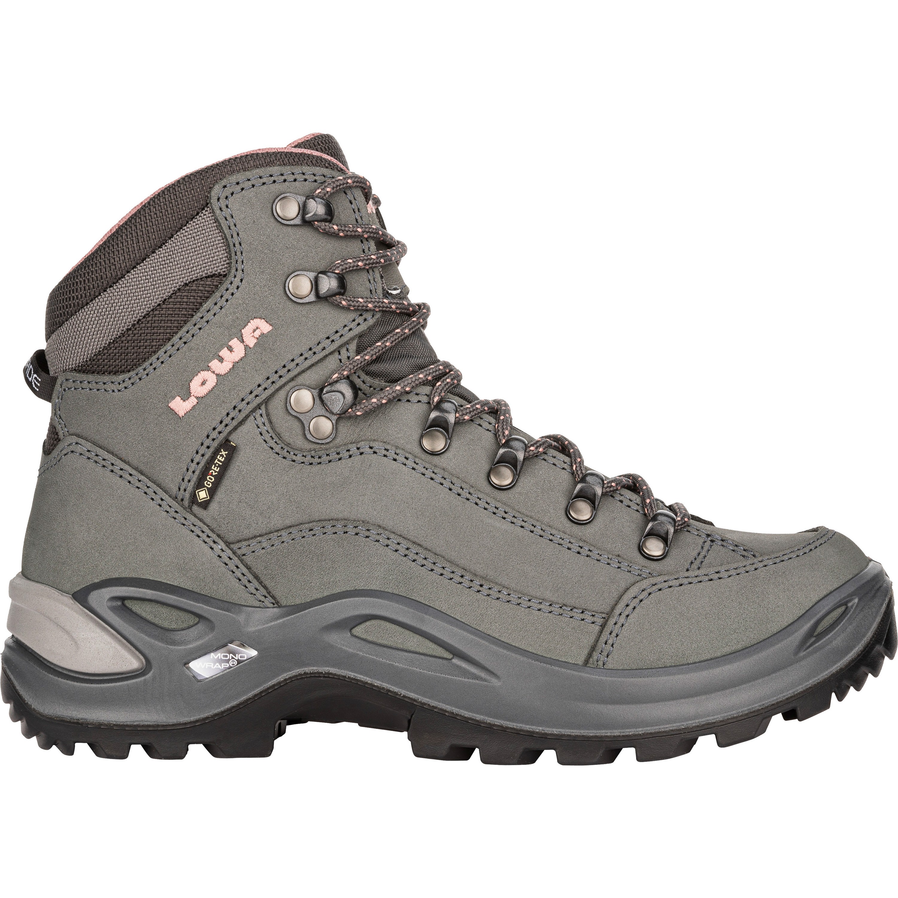 Lowa Renegade GTX Mid wandelschoenen dames graphite rose