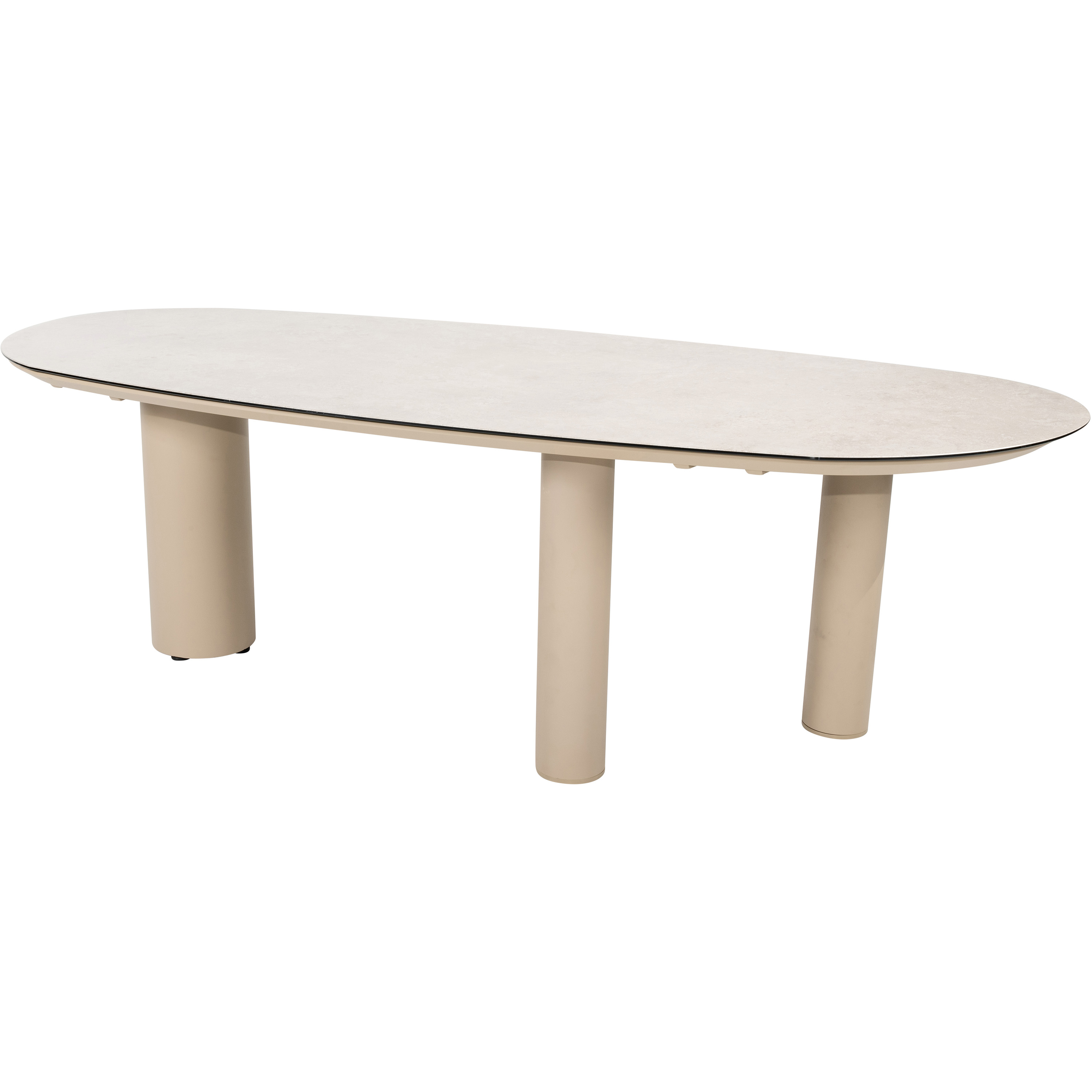 TASTE by 4 Seasons Denia dining tuintafel 240 x 105 cm latte ceramic print