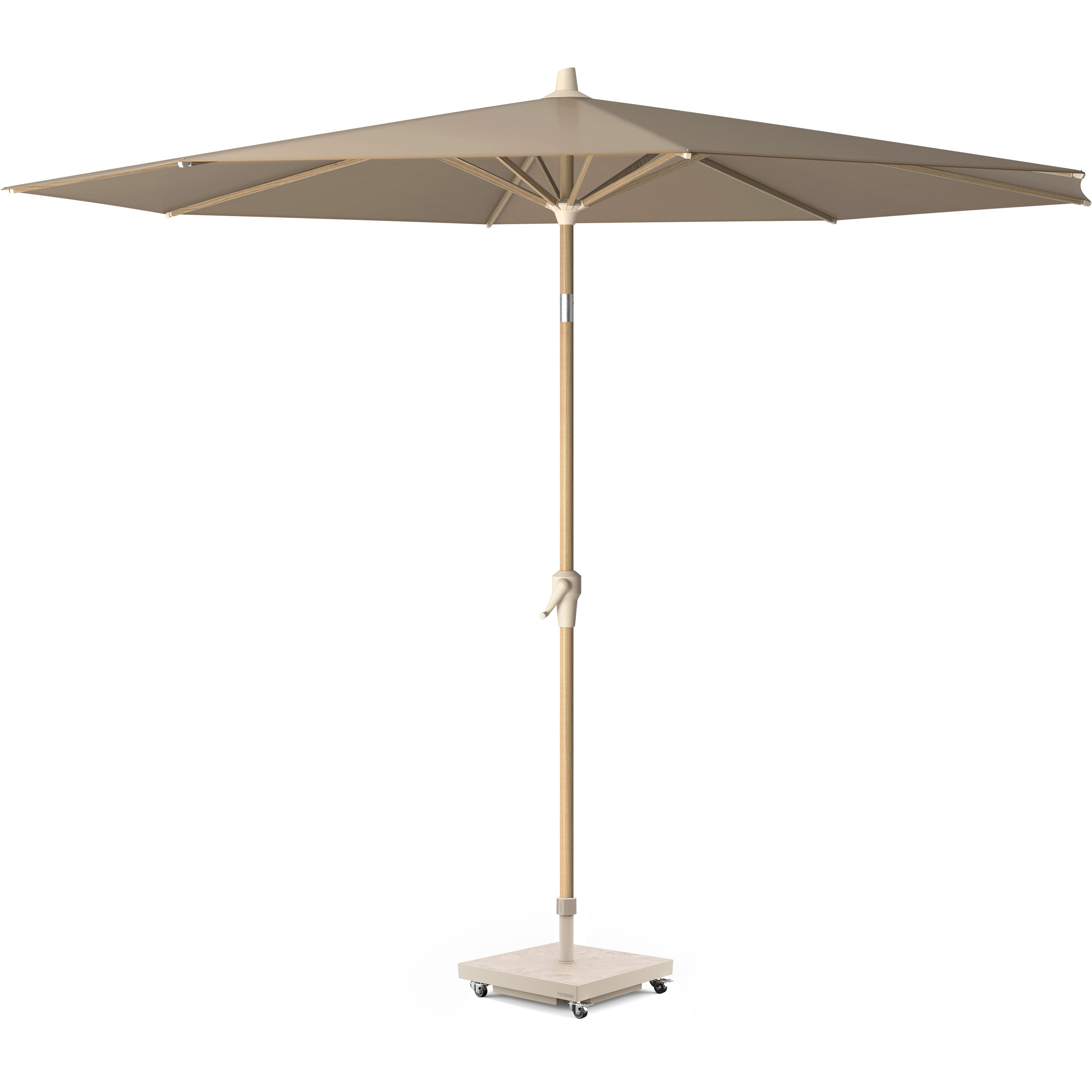 Platinum Riva parasol ø 300 cm taupe 