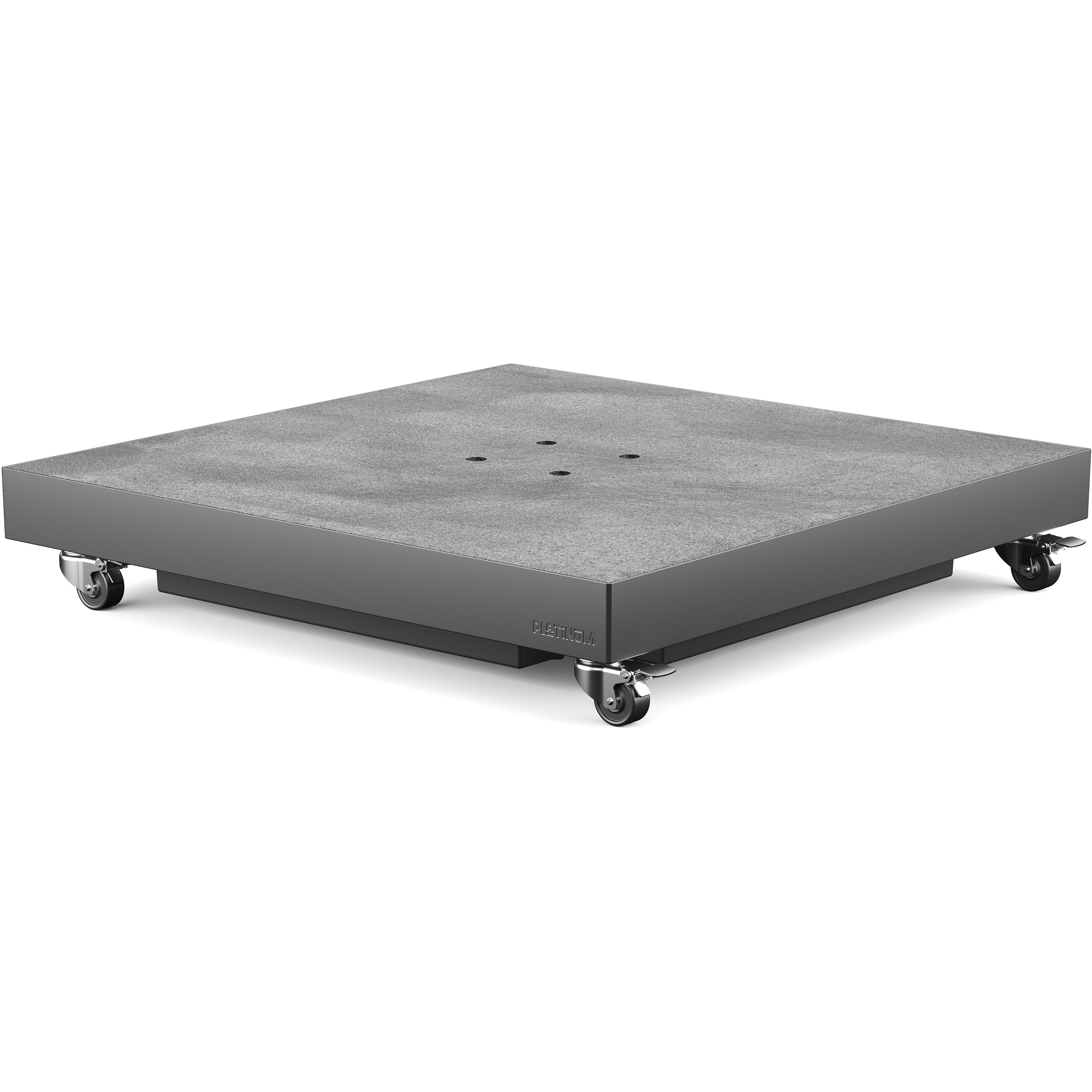 Platinum Ceramica parasolvoet 90 kg anthracite inclusief wielen