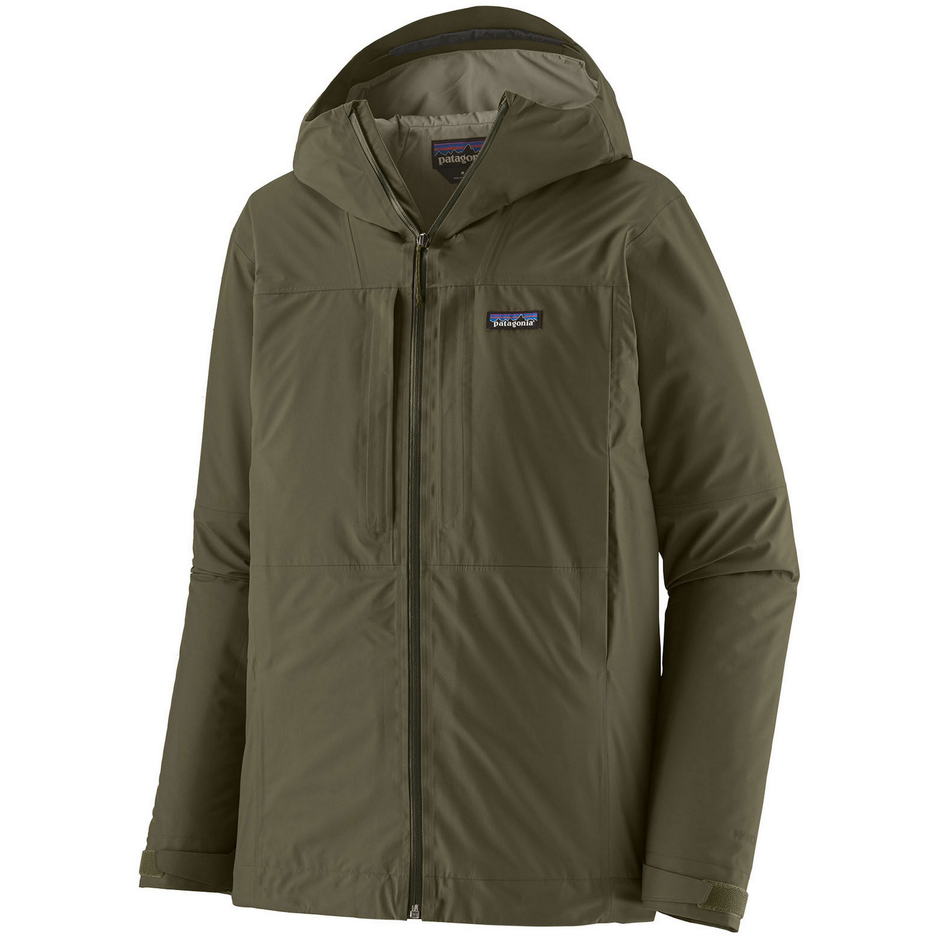 Patagonia Boulder Fork Rain outdoor jack heren basin green 
