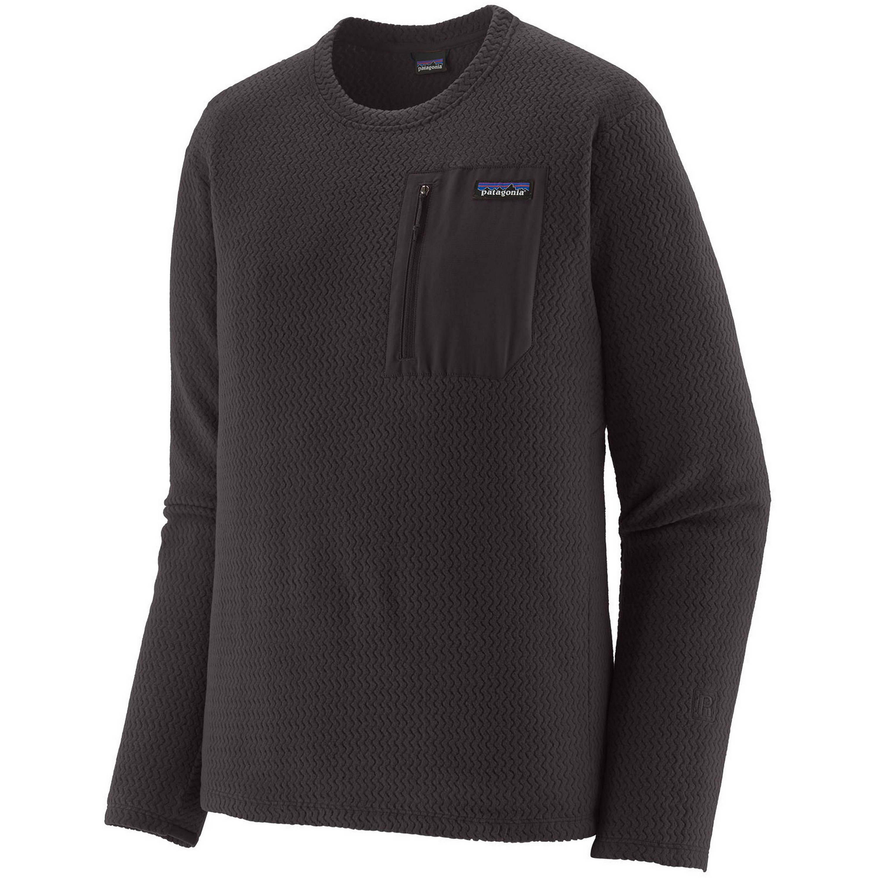 Patagonia R1 Air Fleece Crewneck sweater heren black 