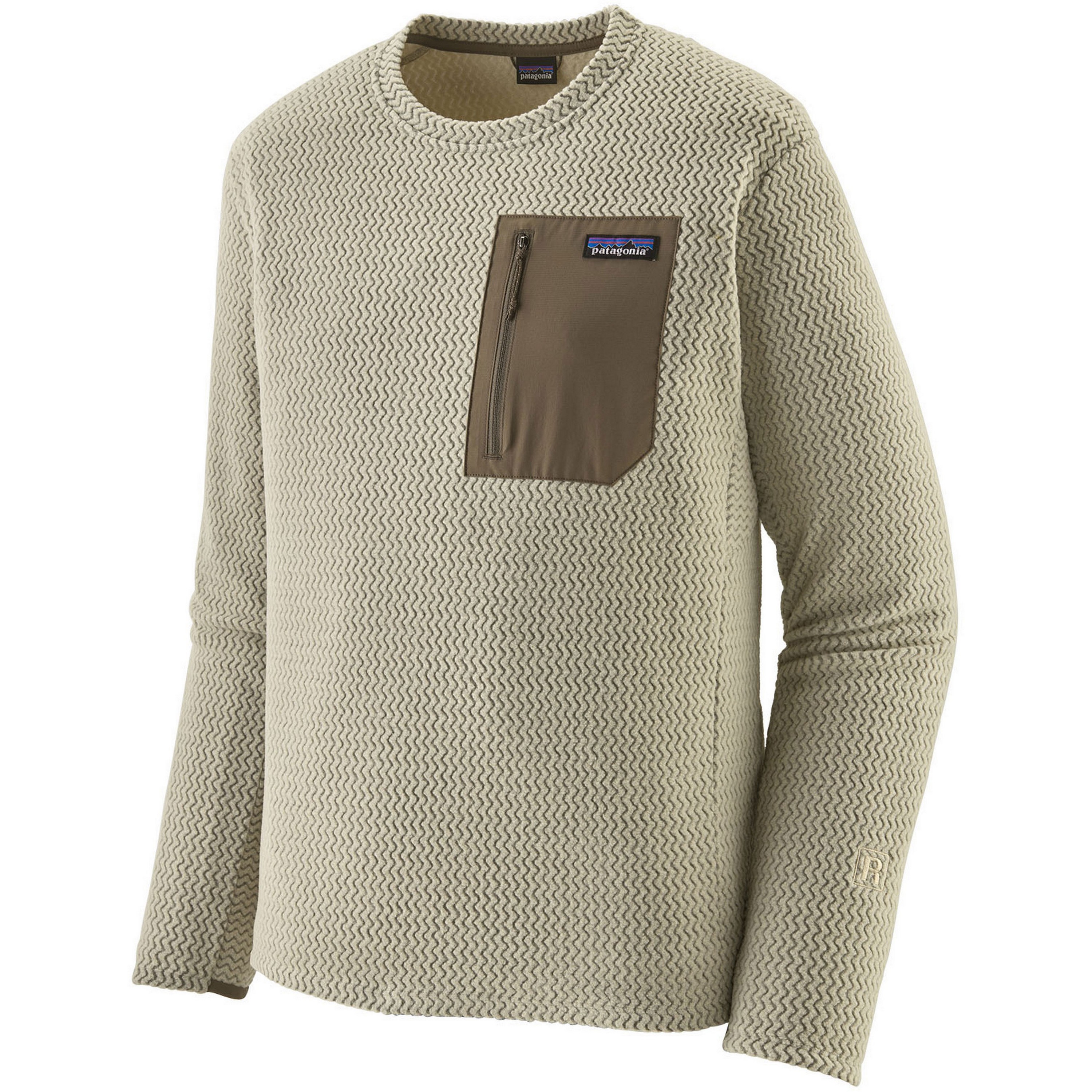 Patagonia R1 Air Fleece Crewneck sweater heren pelican 