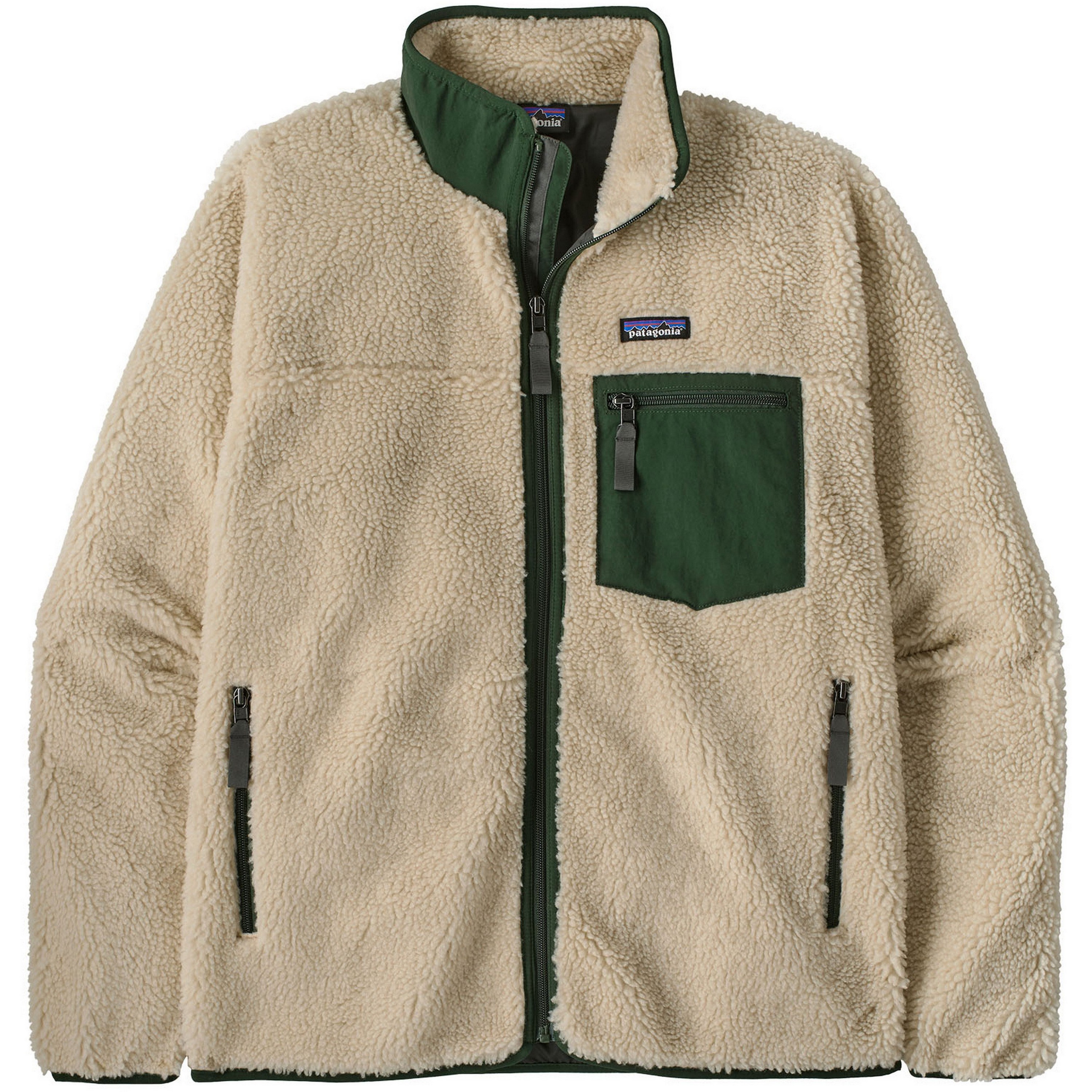 Patagonia Classic Retro-X fleece vest heren dark natural green
