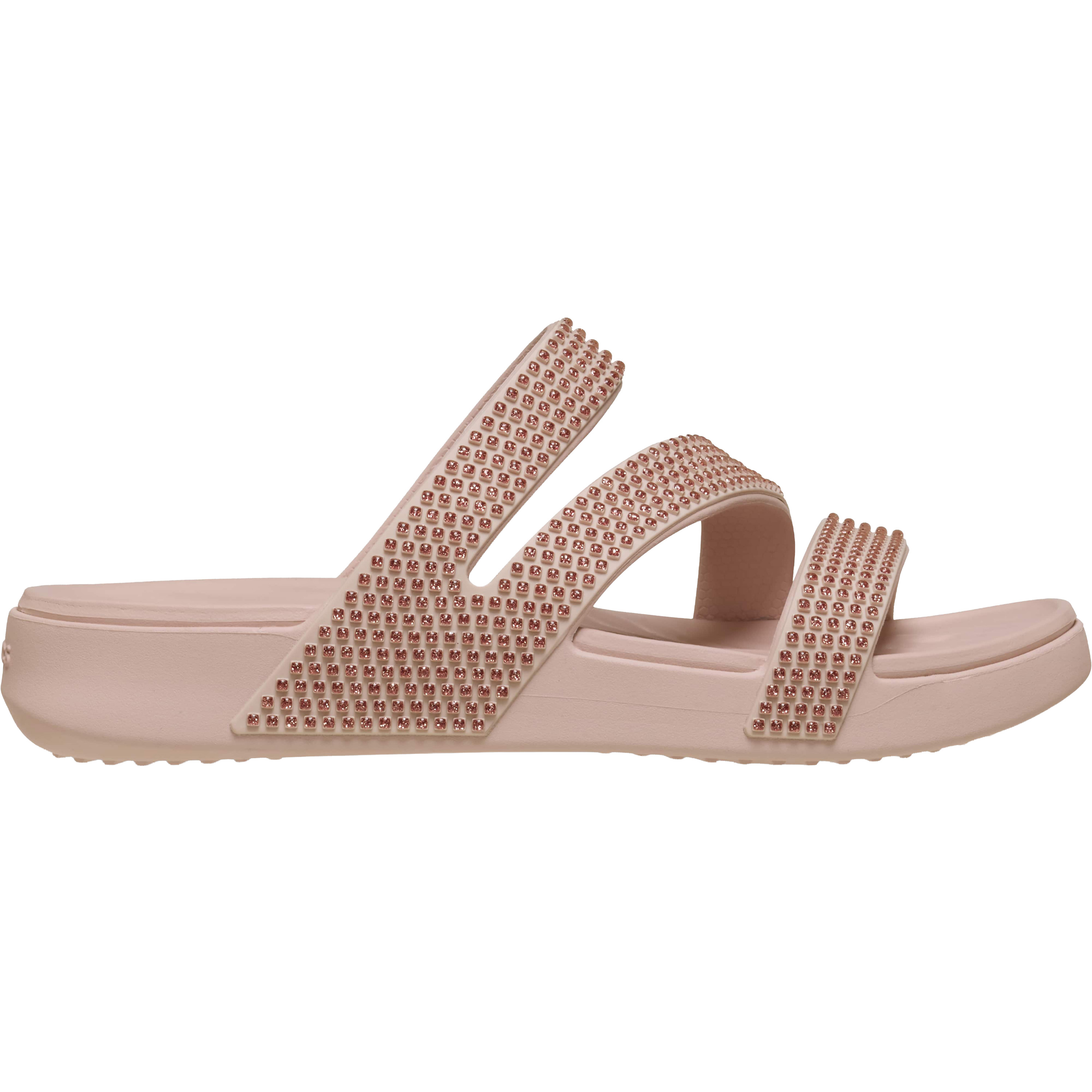 Crocs Getaway Strappy Gem slippers dames quartz 