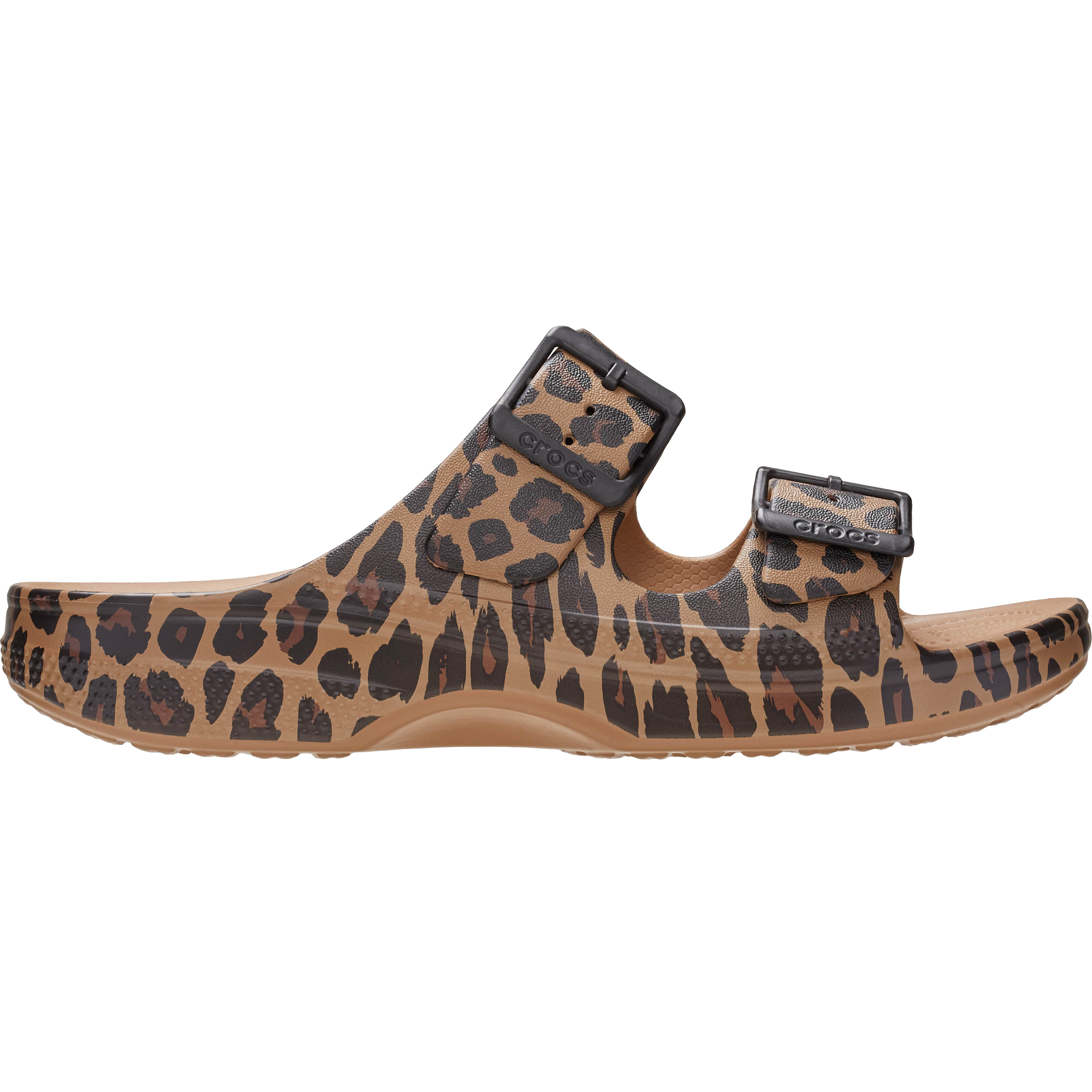 Crocs Animal Saturday slippers dames sepia leopard 