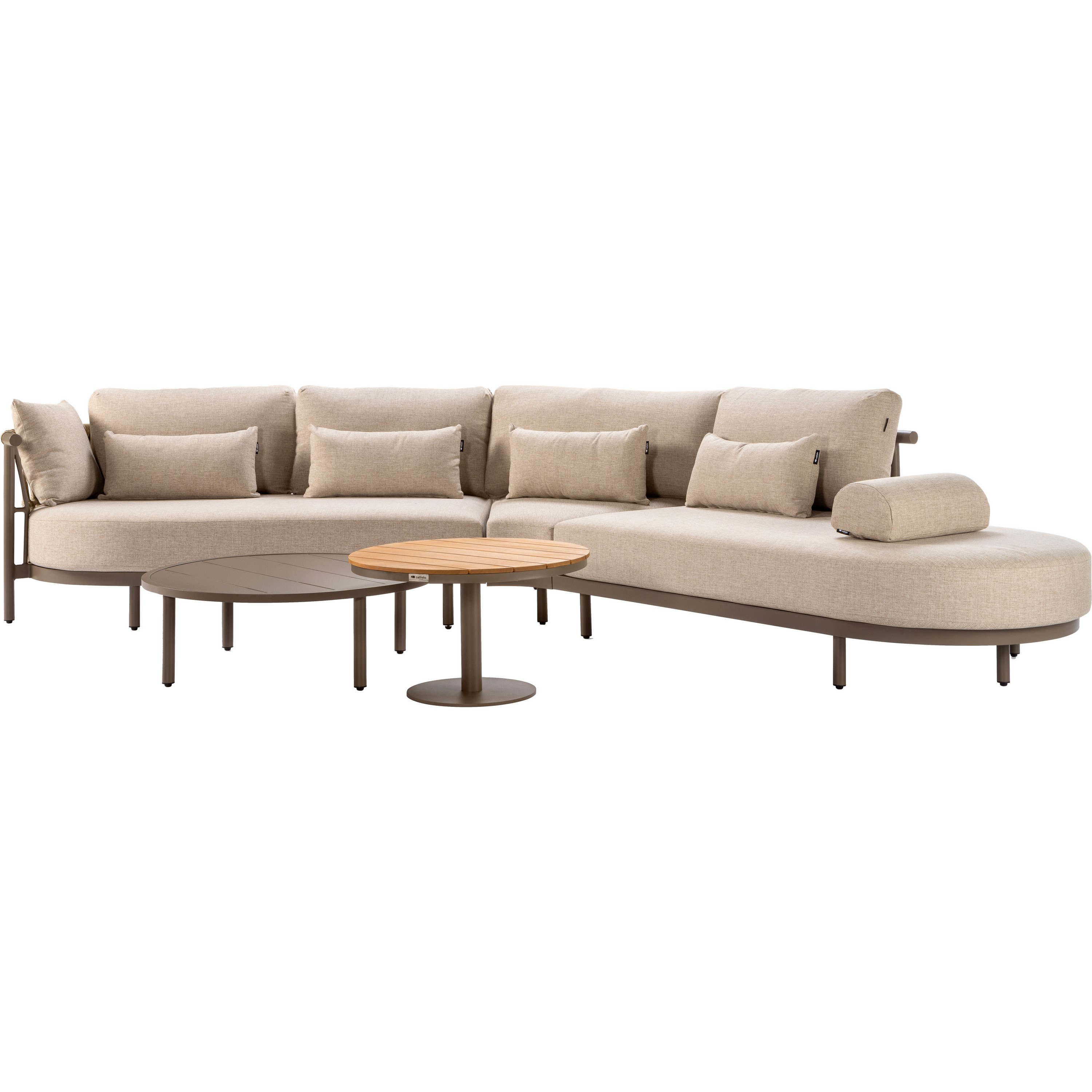 Callisto Baru ø 90 + 70 cm loungeset 5-delig 