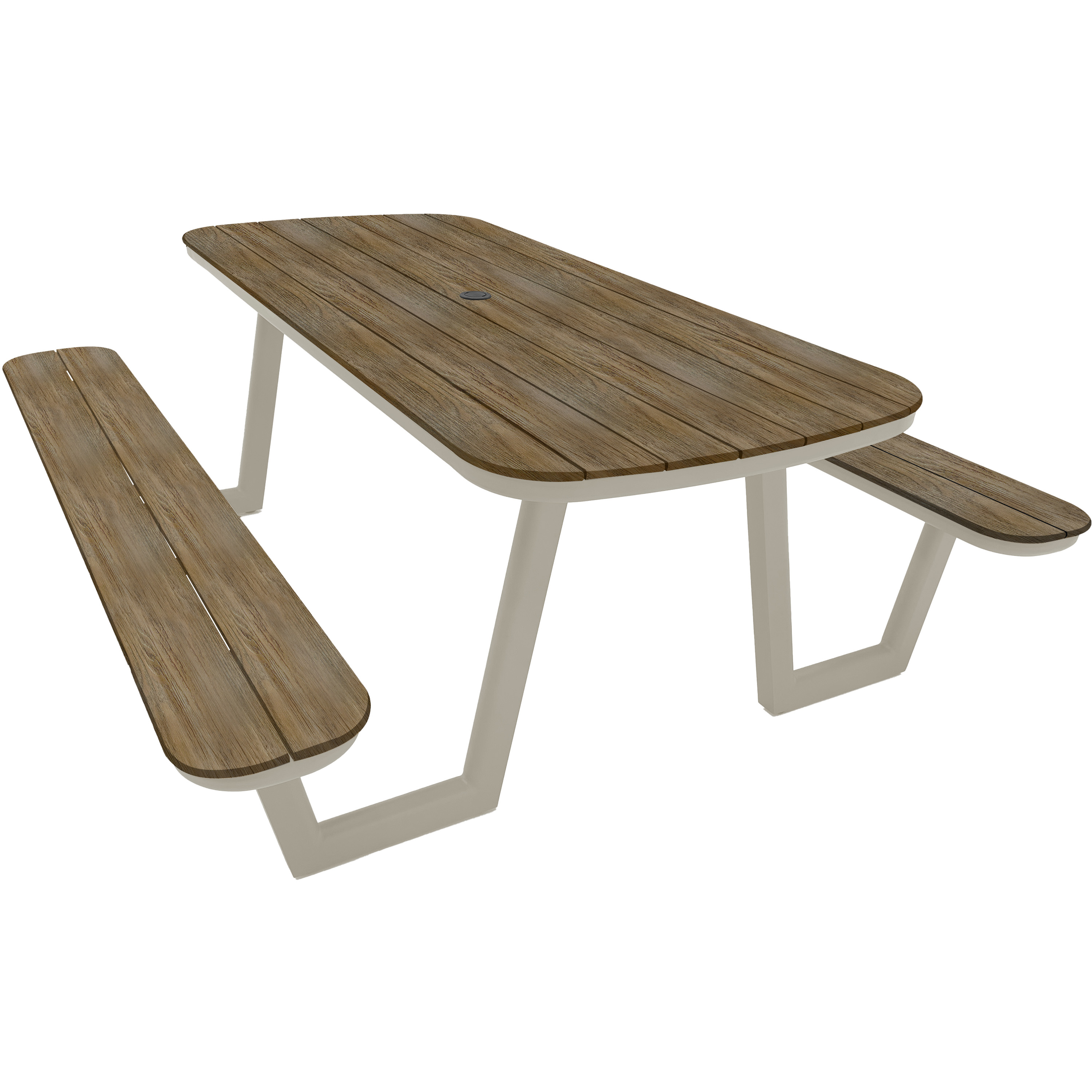 SENS-Line Lazio 200 x 180 cm picknickset wood 
