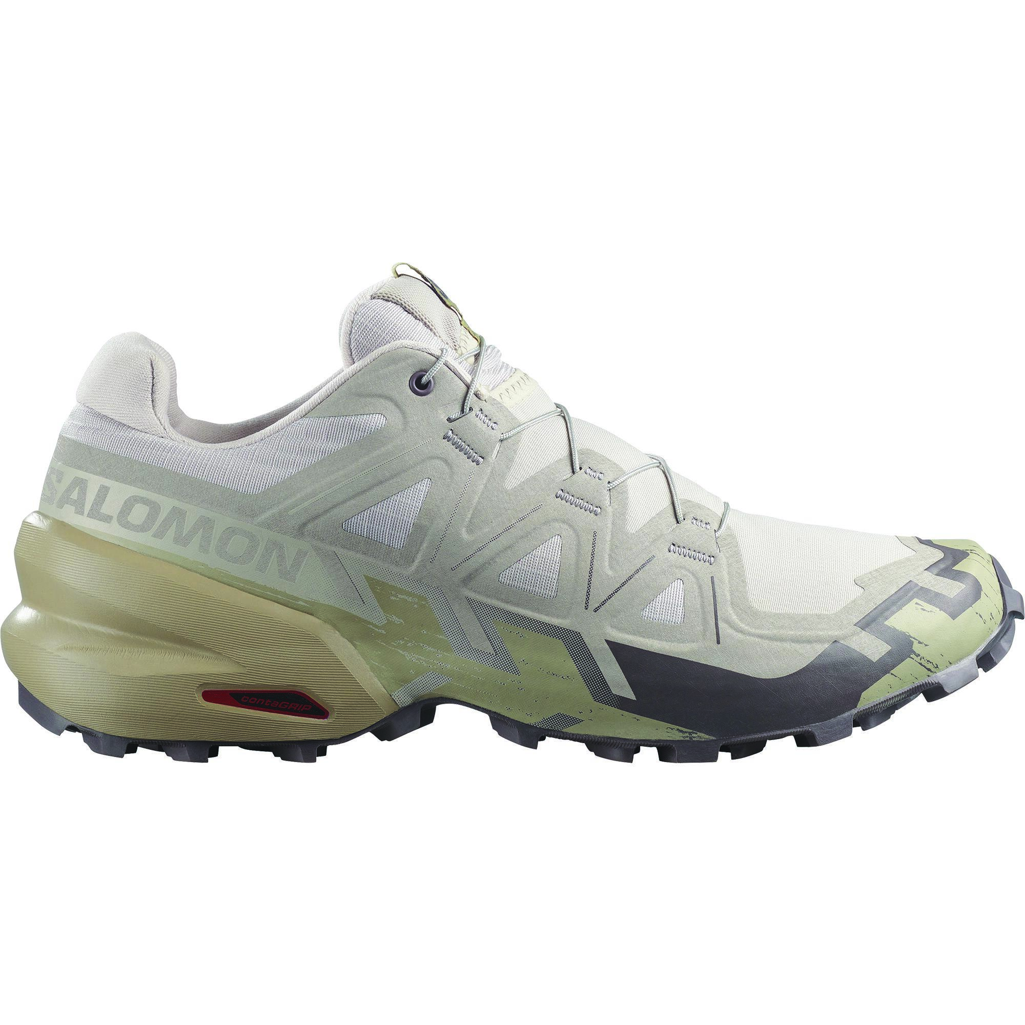Salomon Speedcross 6 hardloopschoenen heren silver cloud paloma slate green