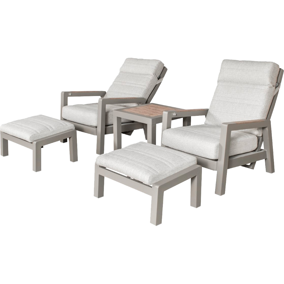 SENS-Line Valerie Duo 53 x 53 cm loungeset 5-delig 