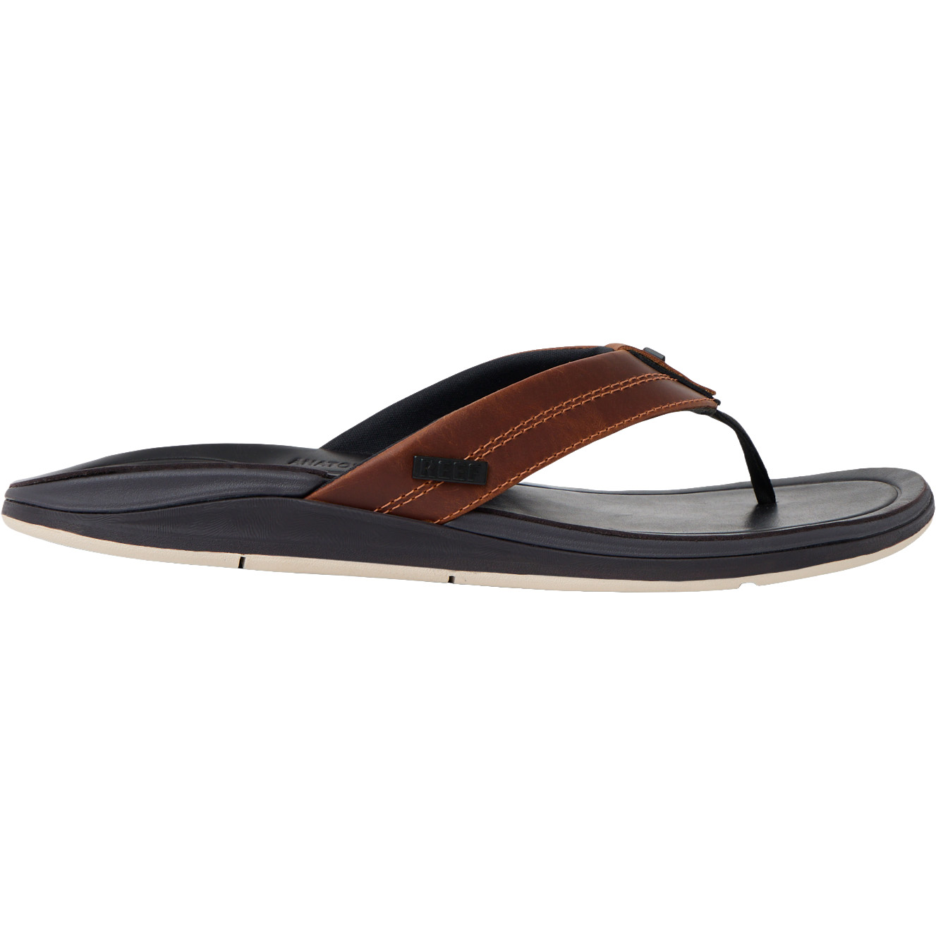 REEF Leather Offshore slippers heren tan 