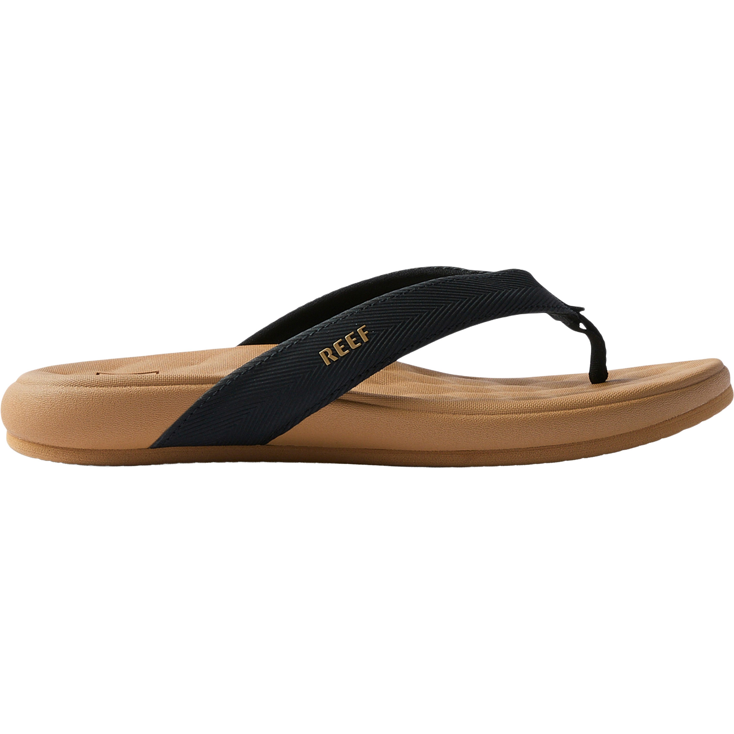 REEF Cushion Melody slippers dames black tan 