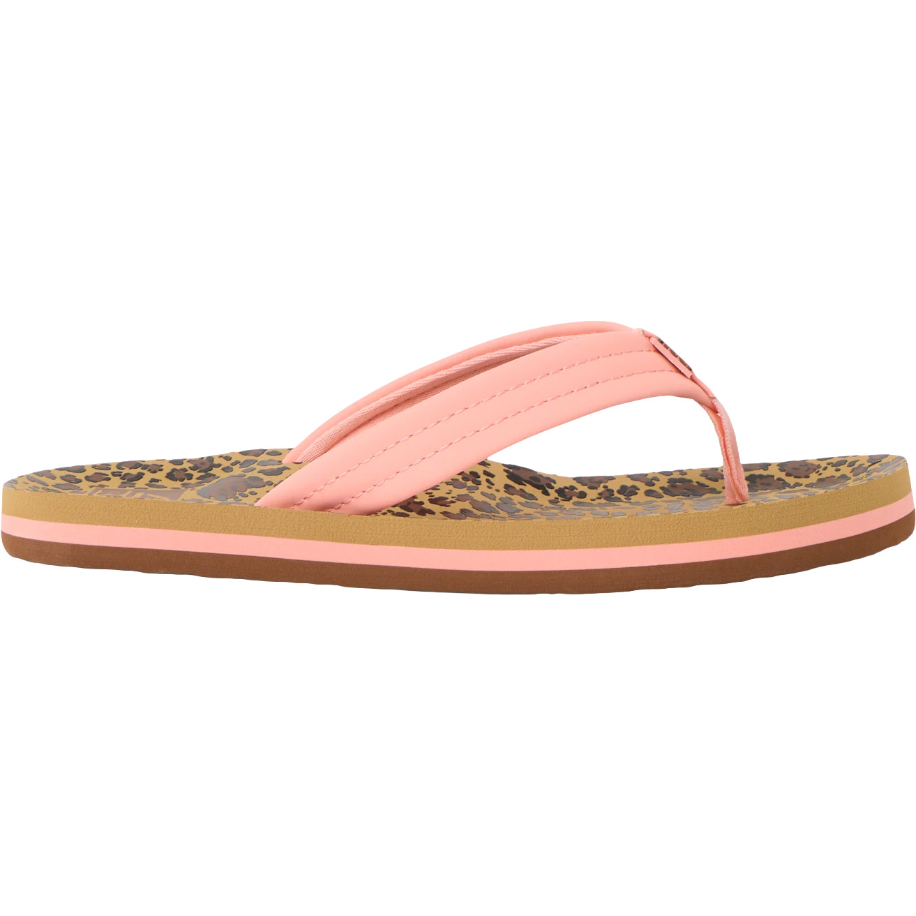 REEF Kids Ahi slippers junior leopard canyon sunset 